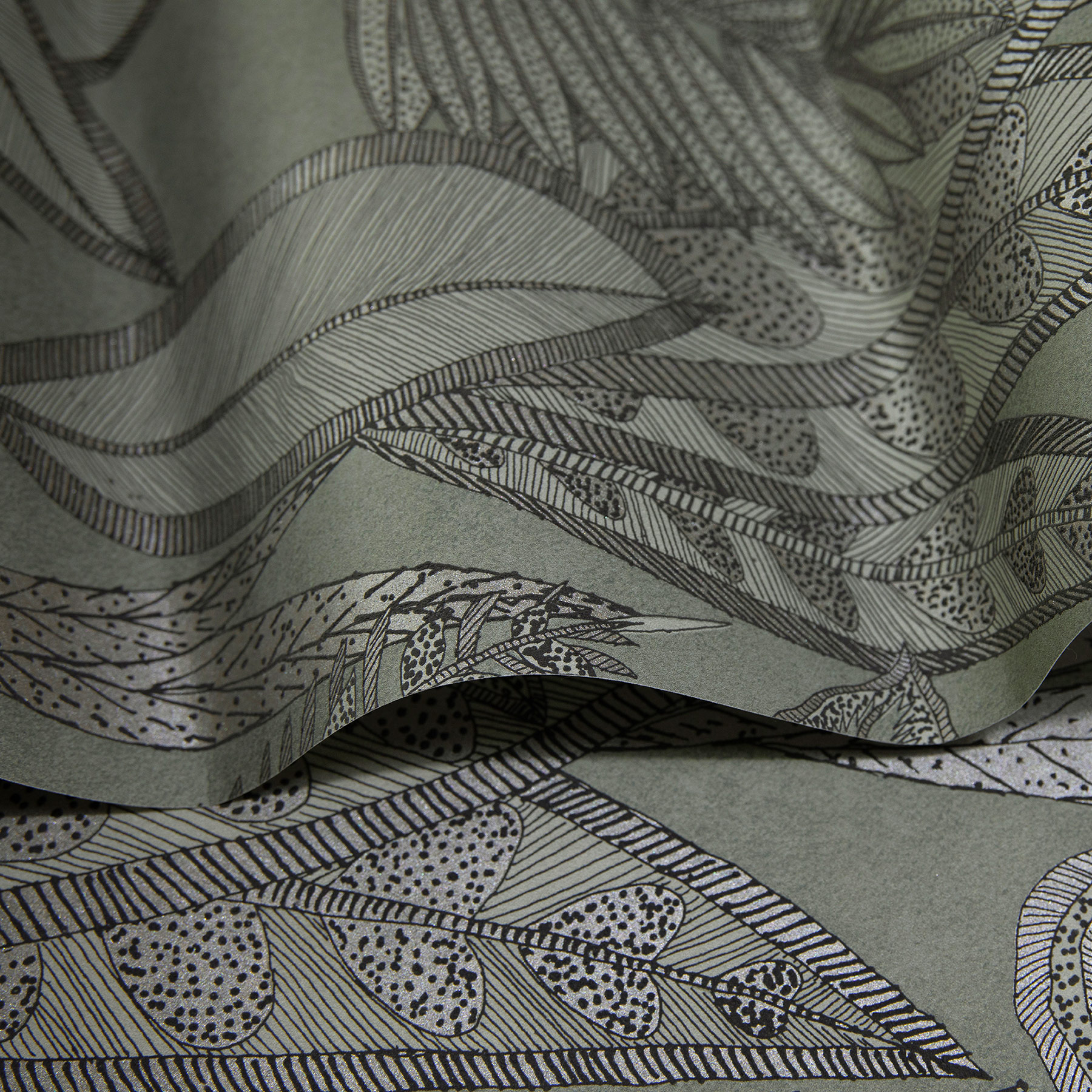 Hohenberger Vliestapete Tesoro Pianta Verde 65575