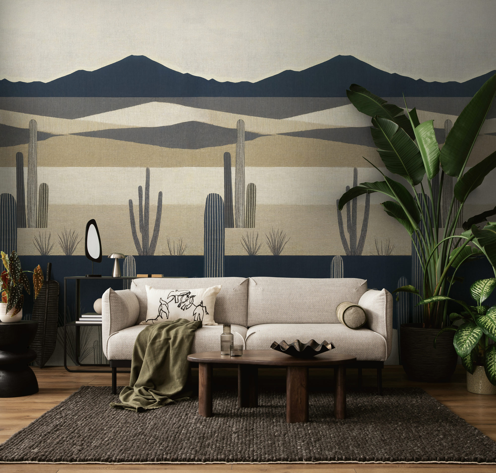 AS Fototapete The Wall 4 Landschaft Braun 792495