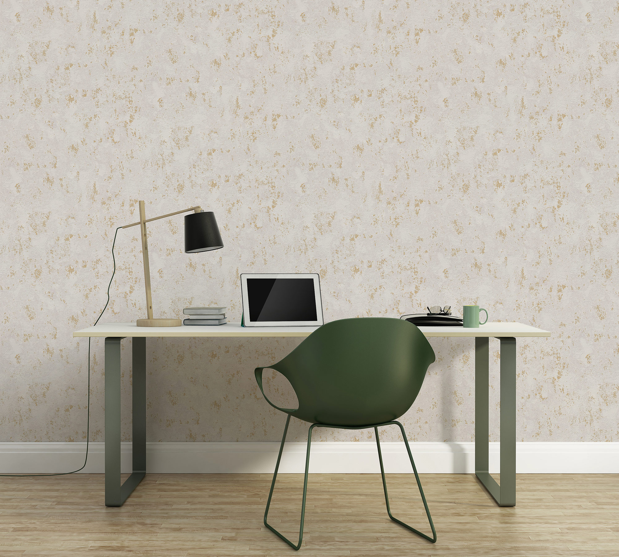 AS Vliestapete Casual Living Grau Struktur 393871
