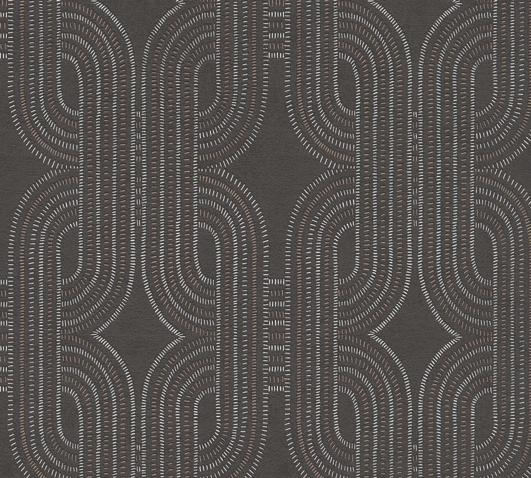 AS Vliestapete French Affair Struktur Schwarz 399374