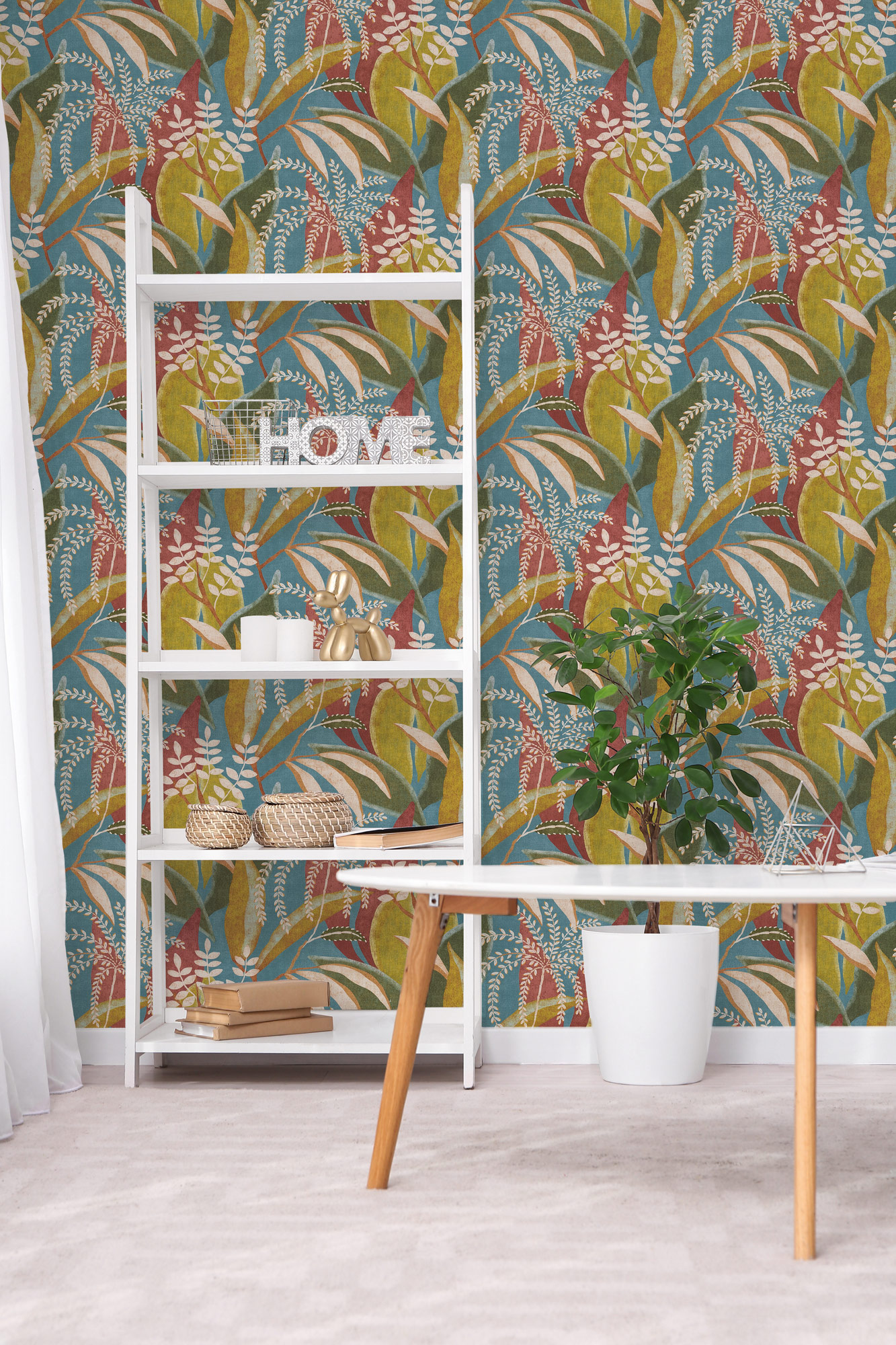 AS Vliestapete PintWalls 3 Floral Blau 791863