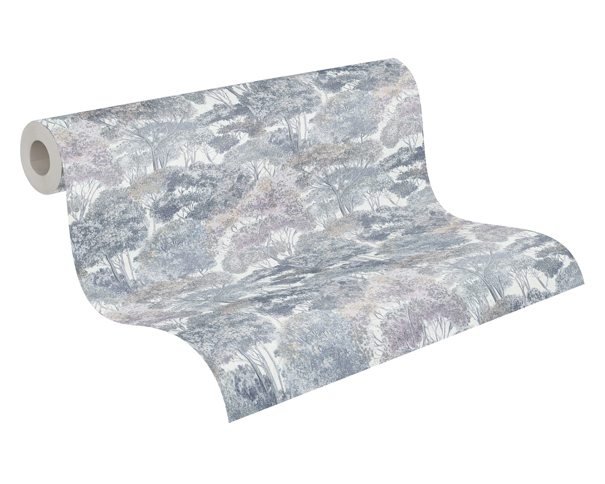 AS Vliestapete Trend Spectrum Waldtapete Blau 792273