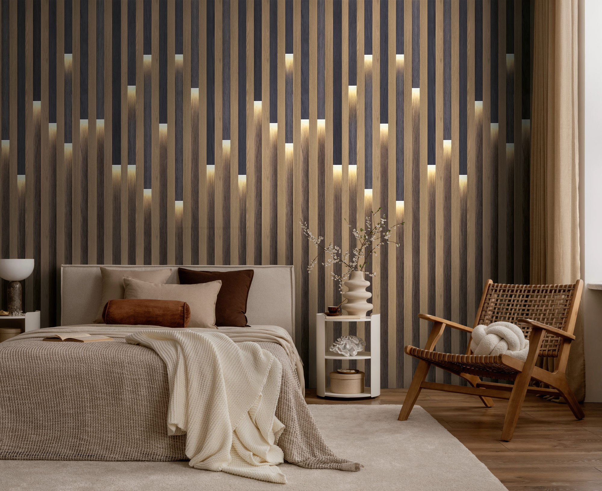 AS Fototapete The Wall 4 3D Optik Braun 781221