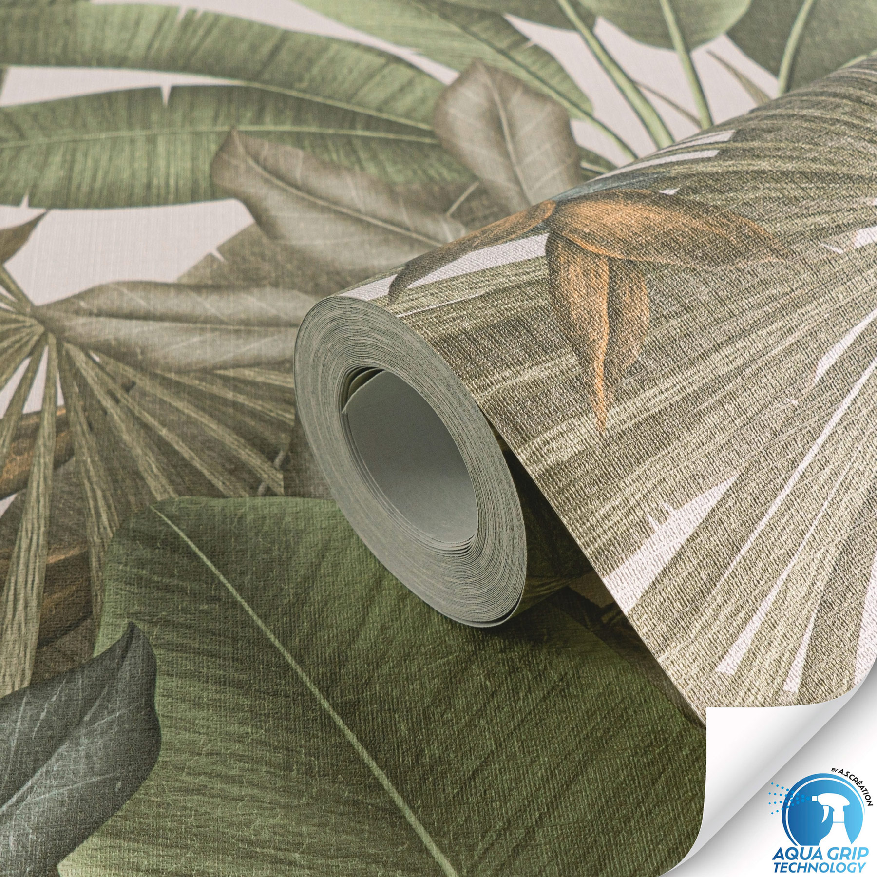 AS Vliestapete WOW Designdrop Dschungel Grün 784511