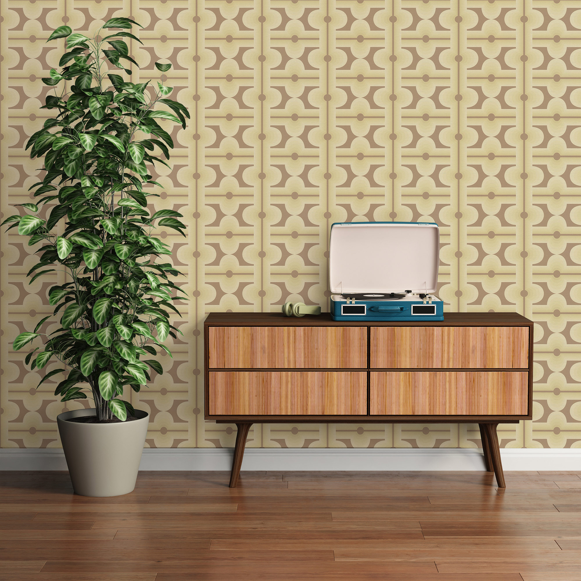 AS Creation Vliestapete Retro Chic Braun 395333