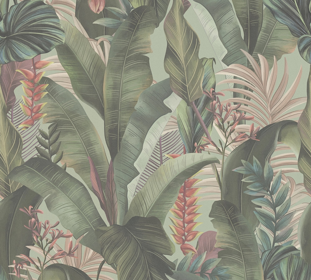 Livingwalls Vliestapete Drawn Into Nature Dschungel 394353 Livingwalls Vliestapete Drawn Into Nature Dschungel 394353