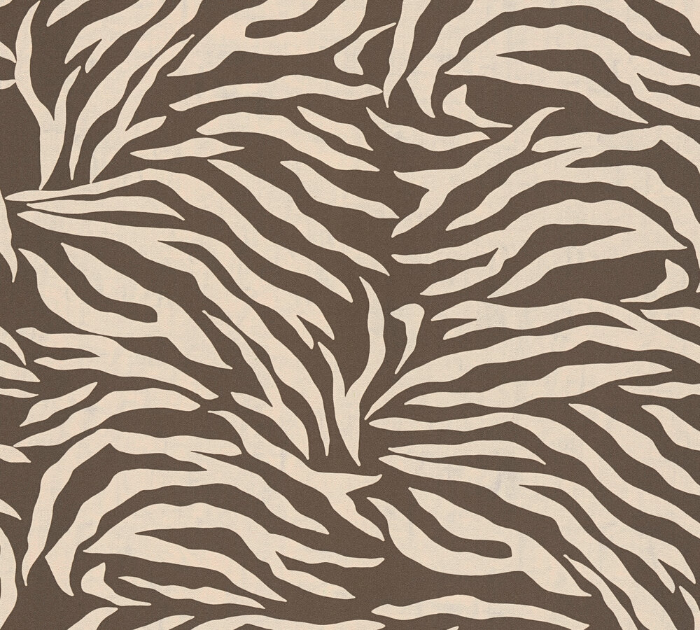 AS Vliestapete Anna d'Andrea Zebramuster Braun 782172 AS Vliestapete Anna d'Andrea Zebramuster Braun 782172