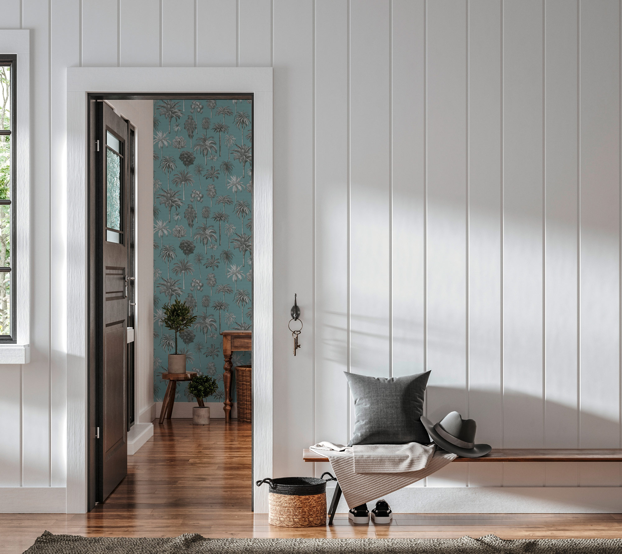 AS Vliestapete PintWalls 3 Floral Blau 791714