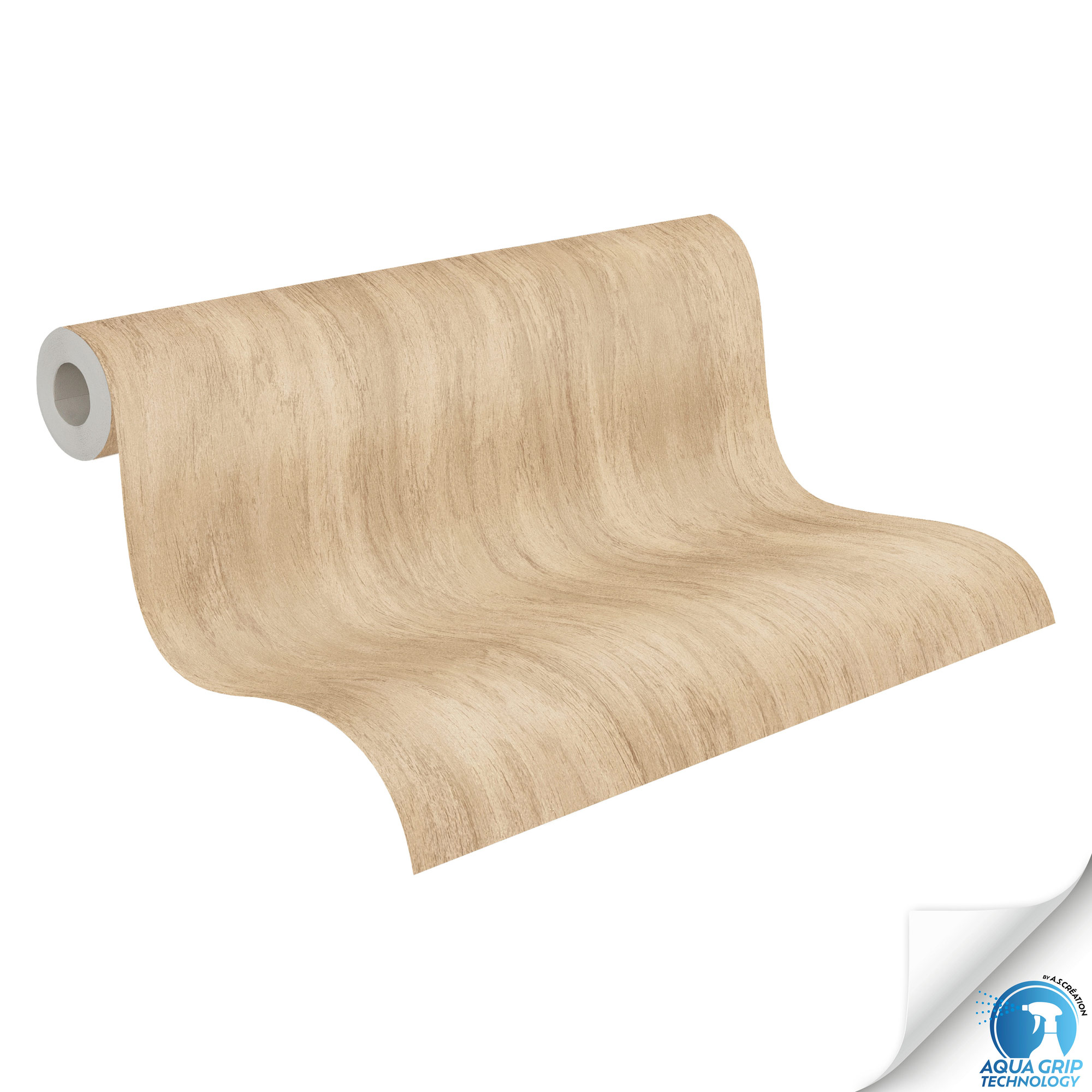 AS Vliestapete WOW Designdrop Holzoptik Braun 784901