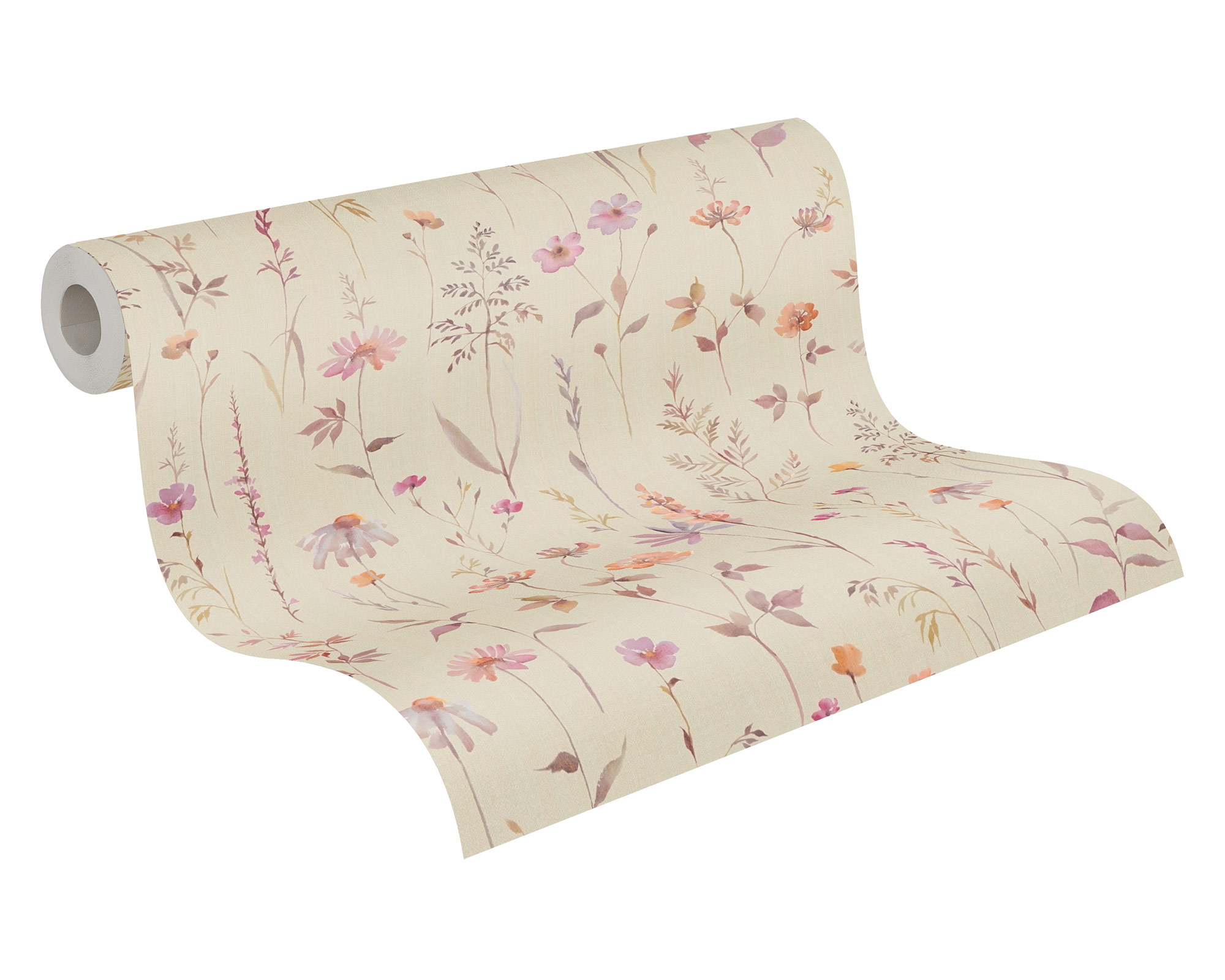 AS Vliestapete Trend Spectrum Blumentapete Beige 792373