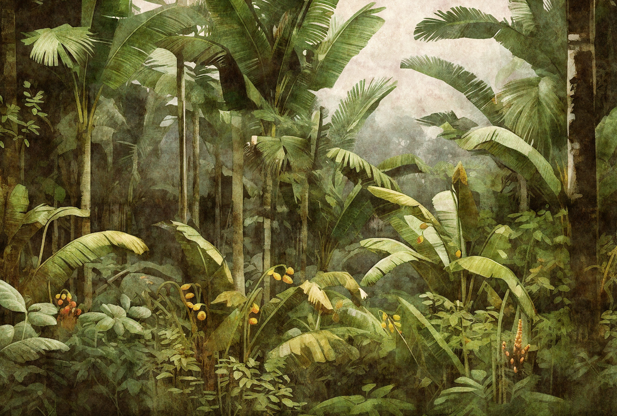 AS Fototapete Walls by Patel 5 Dschungel Grün DD134279