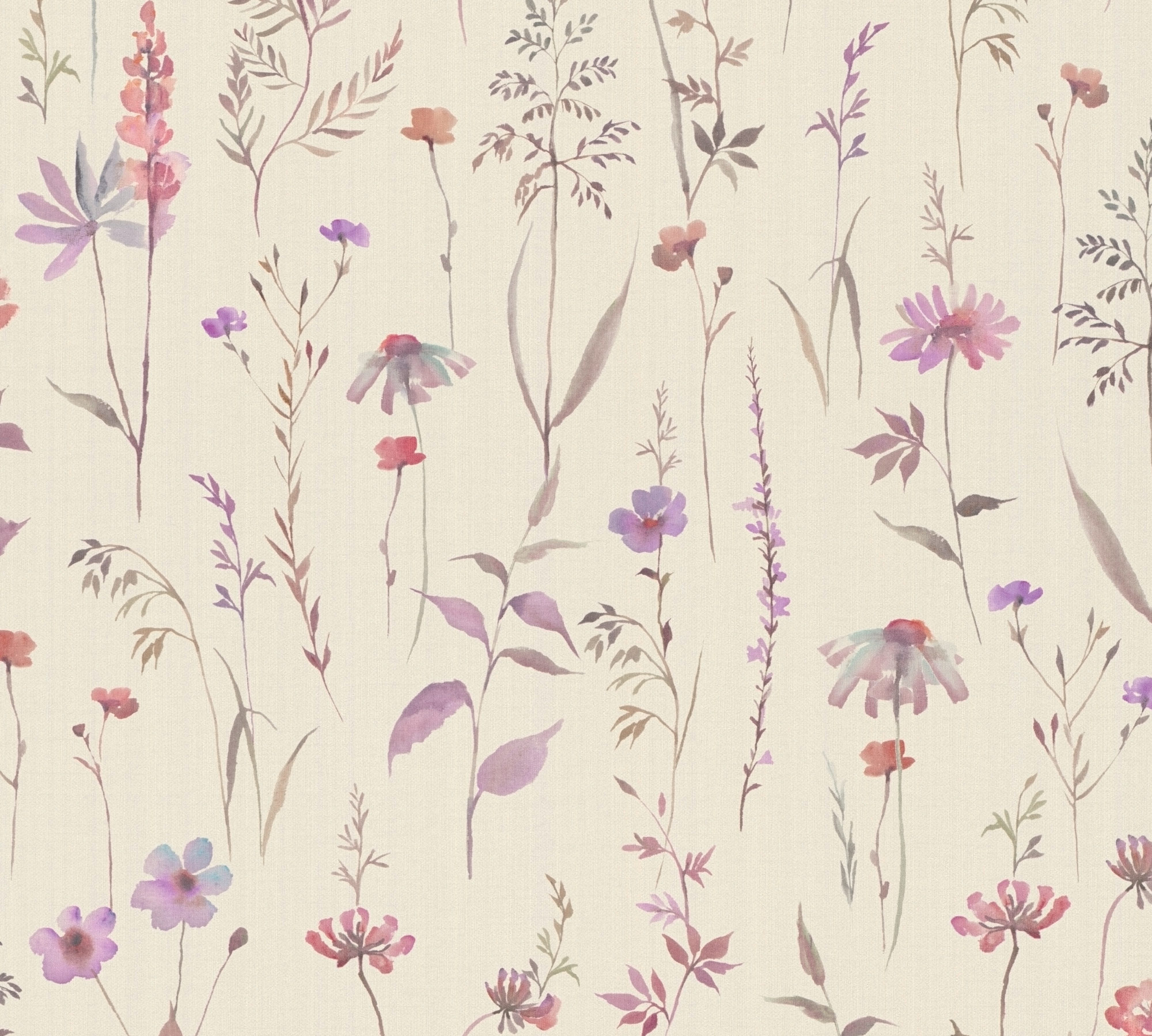 AS Vliestapete Trend Spectrum Blumentapete Creme 792371