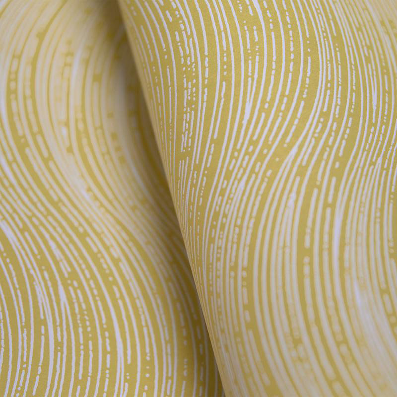 Hohenberger Vliestapete Chalk Ripple Yellow 65483