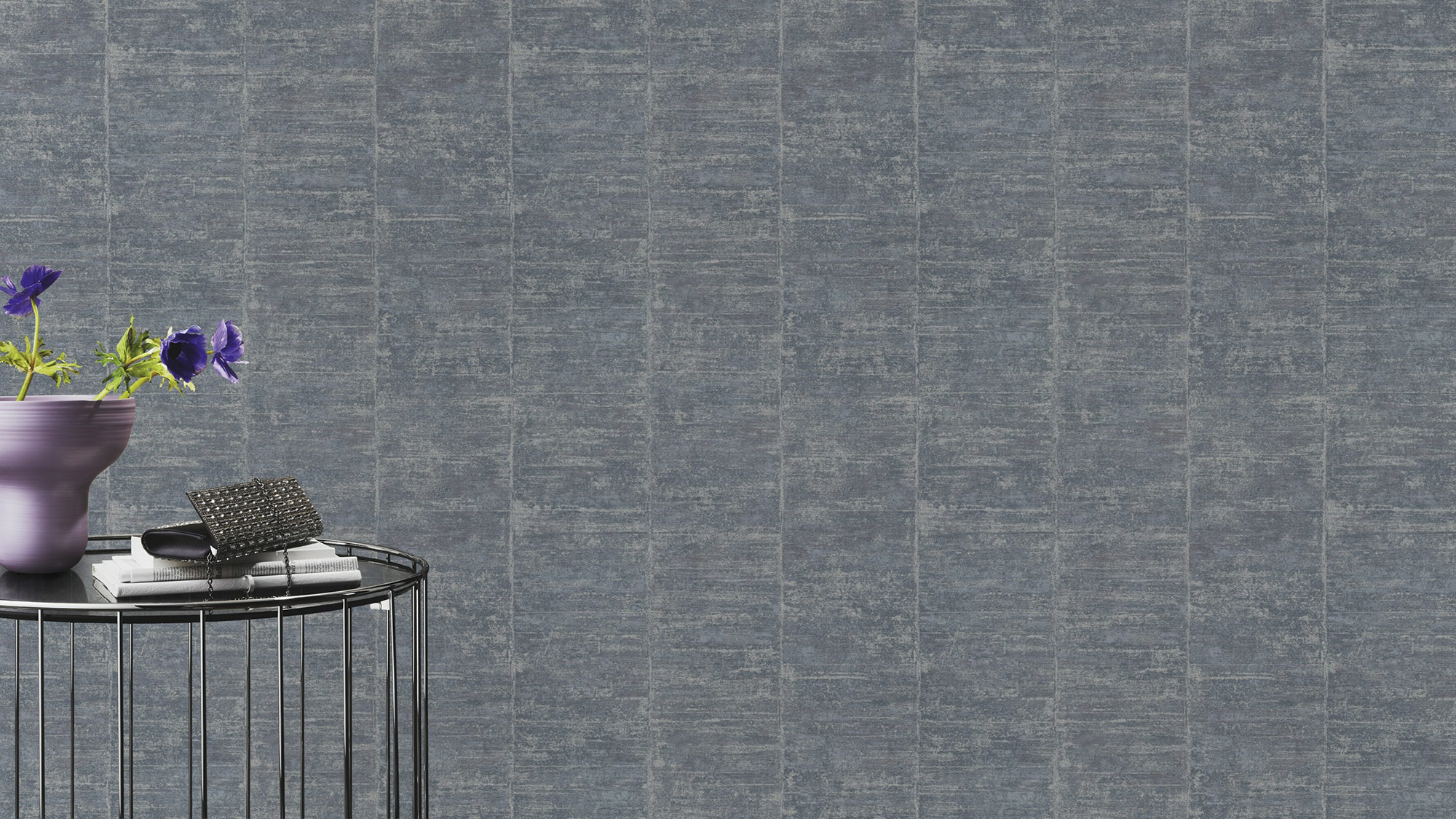 Rasch Vliestapete Linares Quer Streifen Struktur 617634