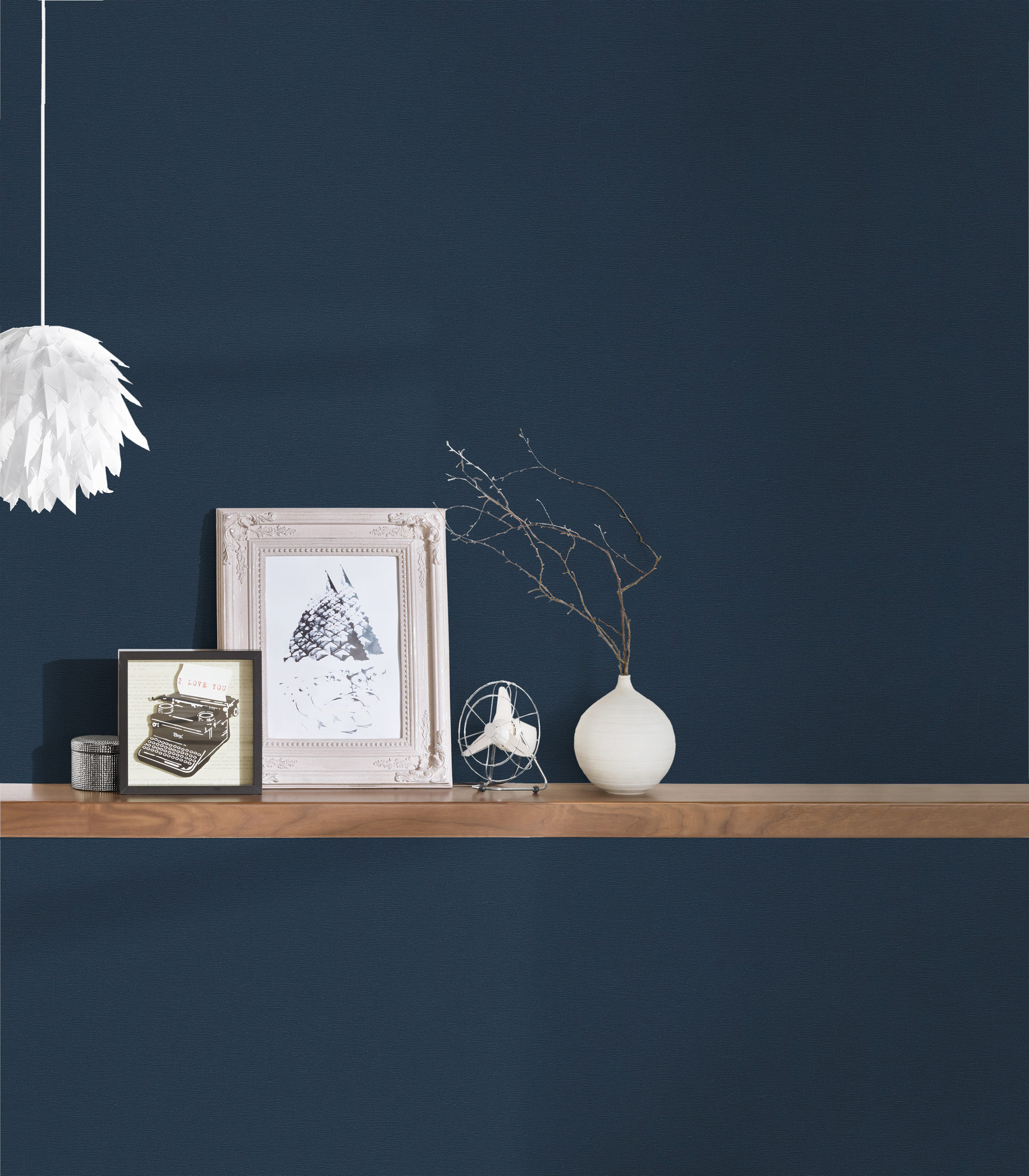 AS Vliestapete French Affair Einfarbig Blau 356536 AS Vliestapete French Affair Einfarbig Blau 356536