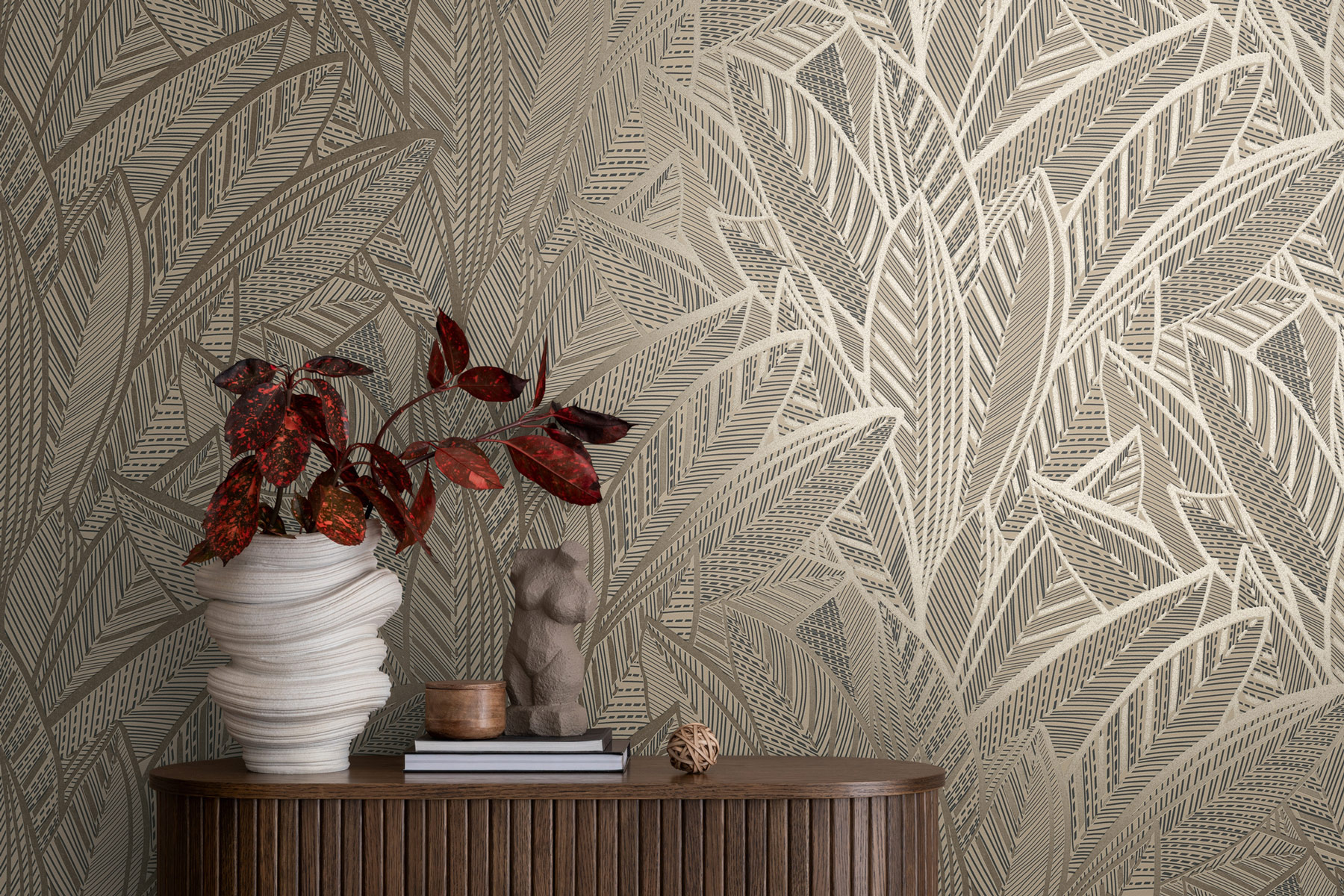 AS Vliestapete French Affair Floral Metallic 399332
