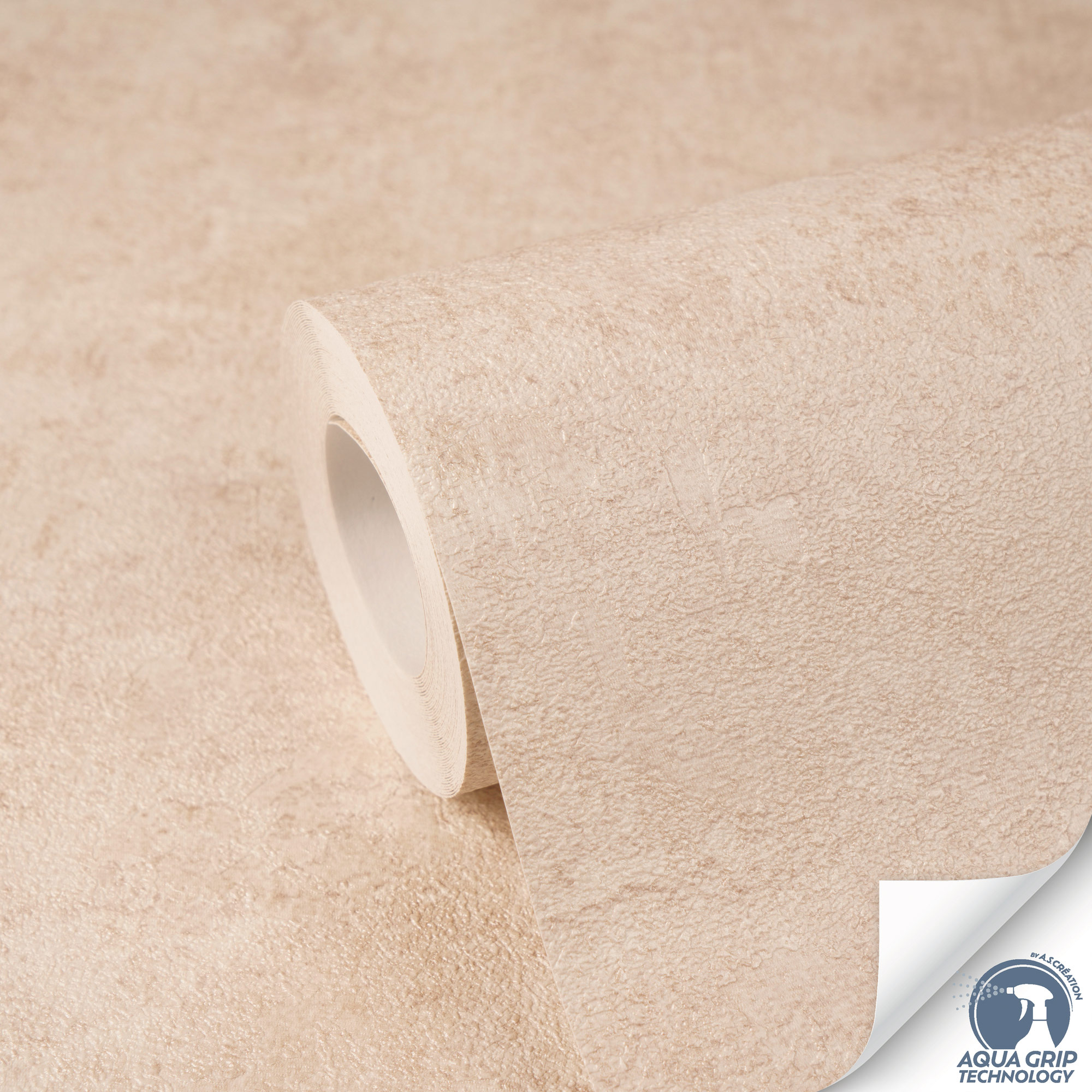 AS Vliestapete Cosiness Designdrop 2 Struktur Creme 793183