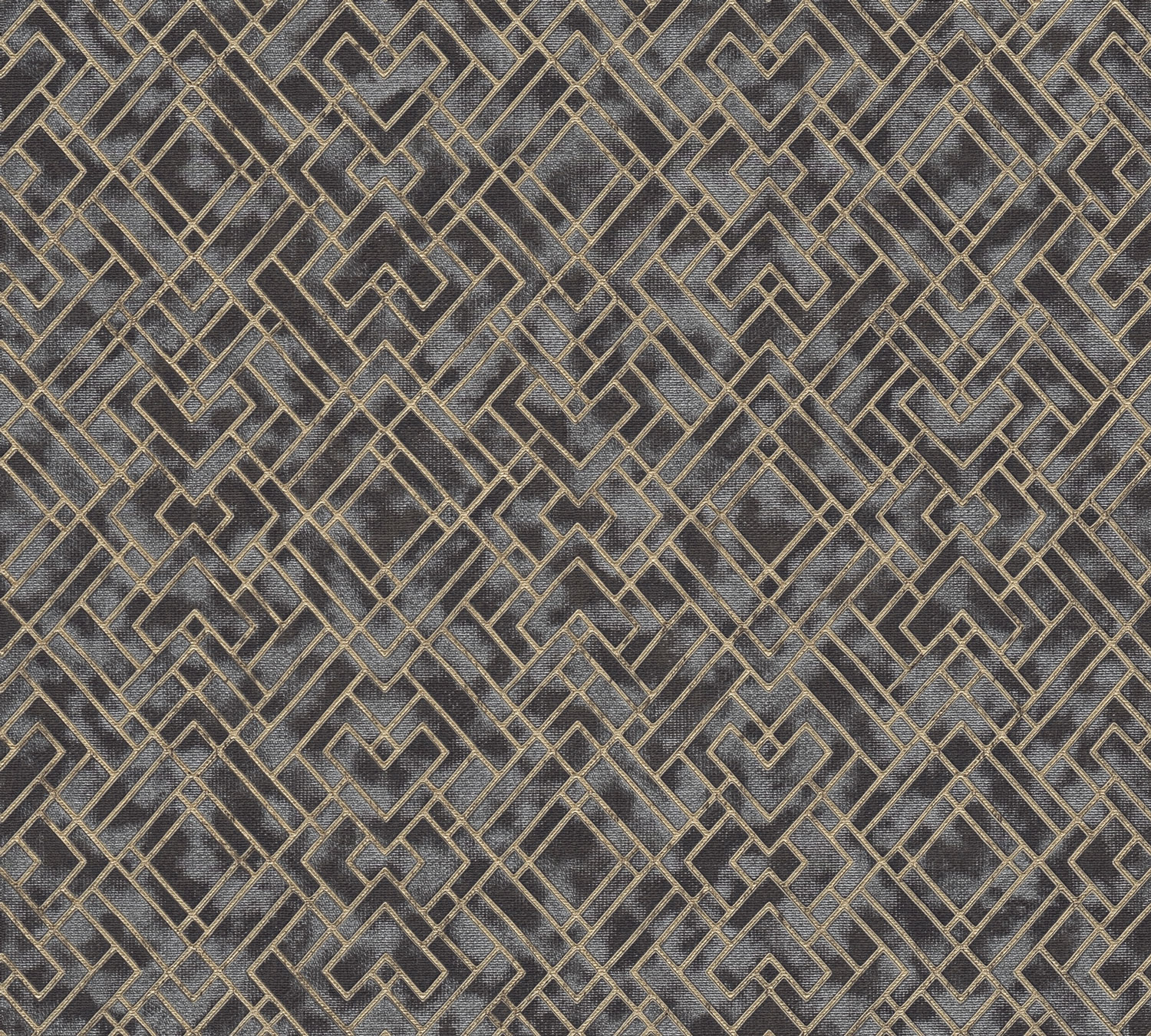 AS Vliestapete MS Travel Styles Geometrisch Schwarz 388281