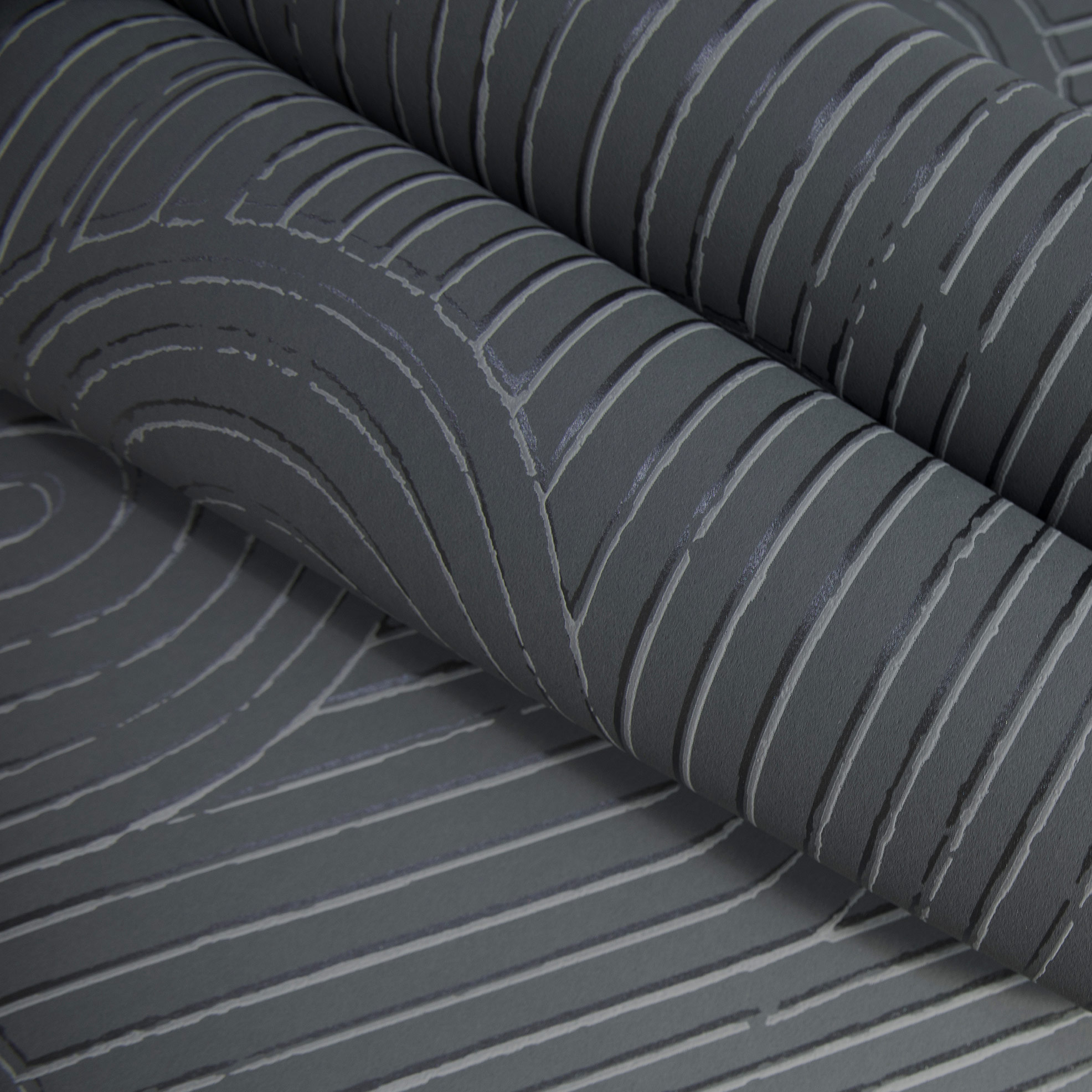 Hohenberger Vliestapete Chalk Colosseo Anthracite 65568