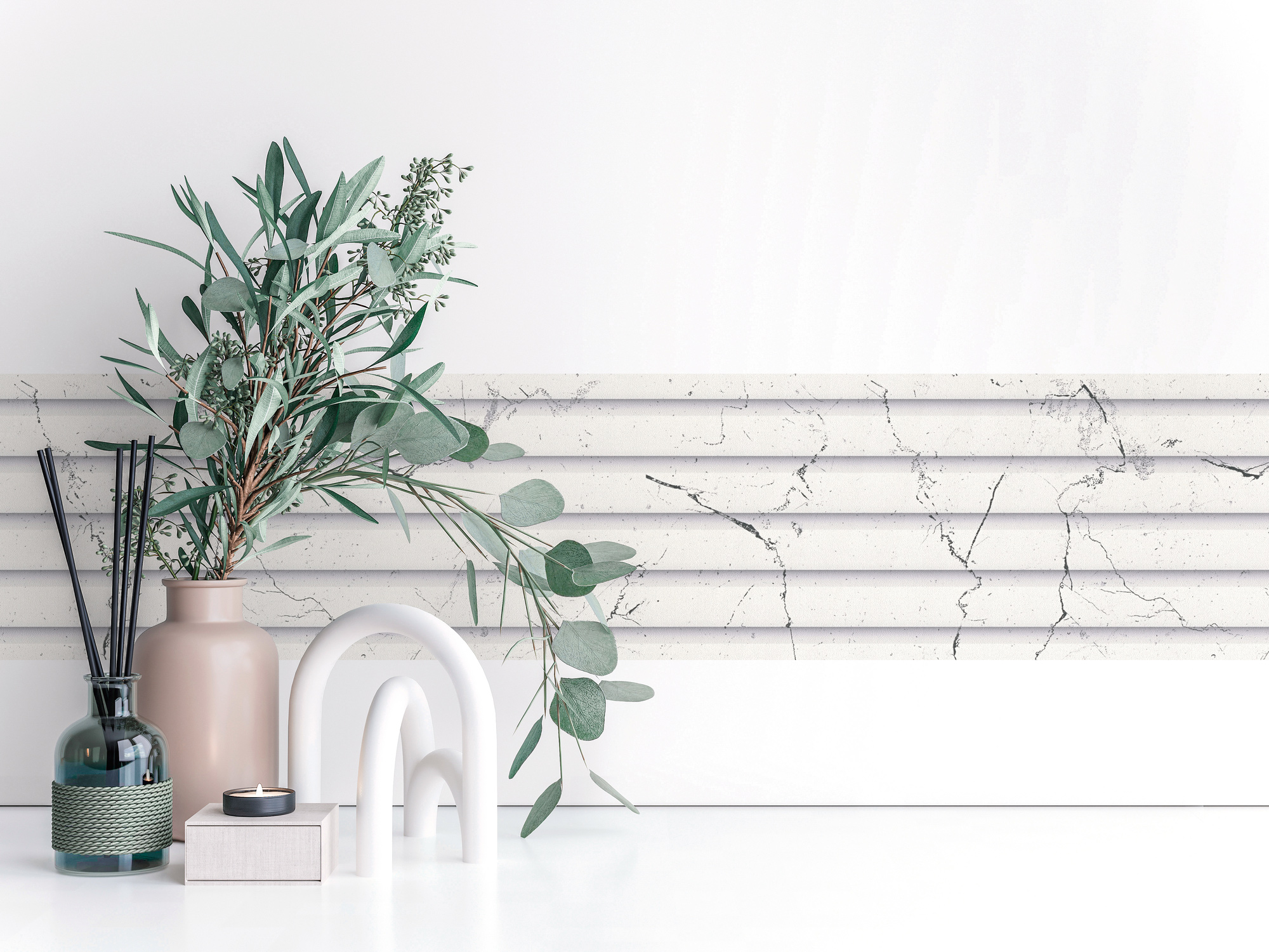 AS Borte Selbstklebende Bordüre Natur Grau 787451