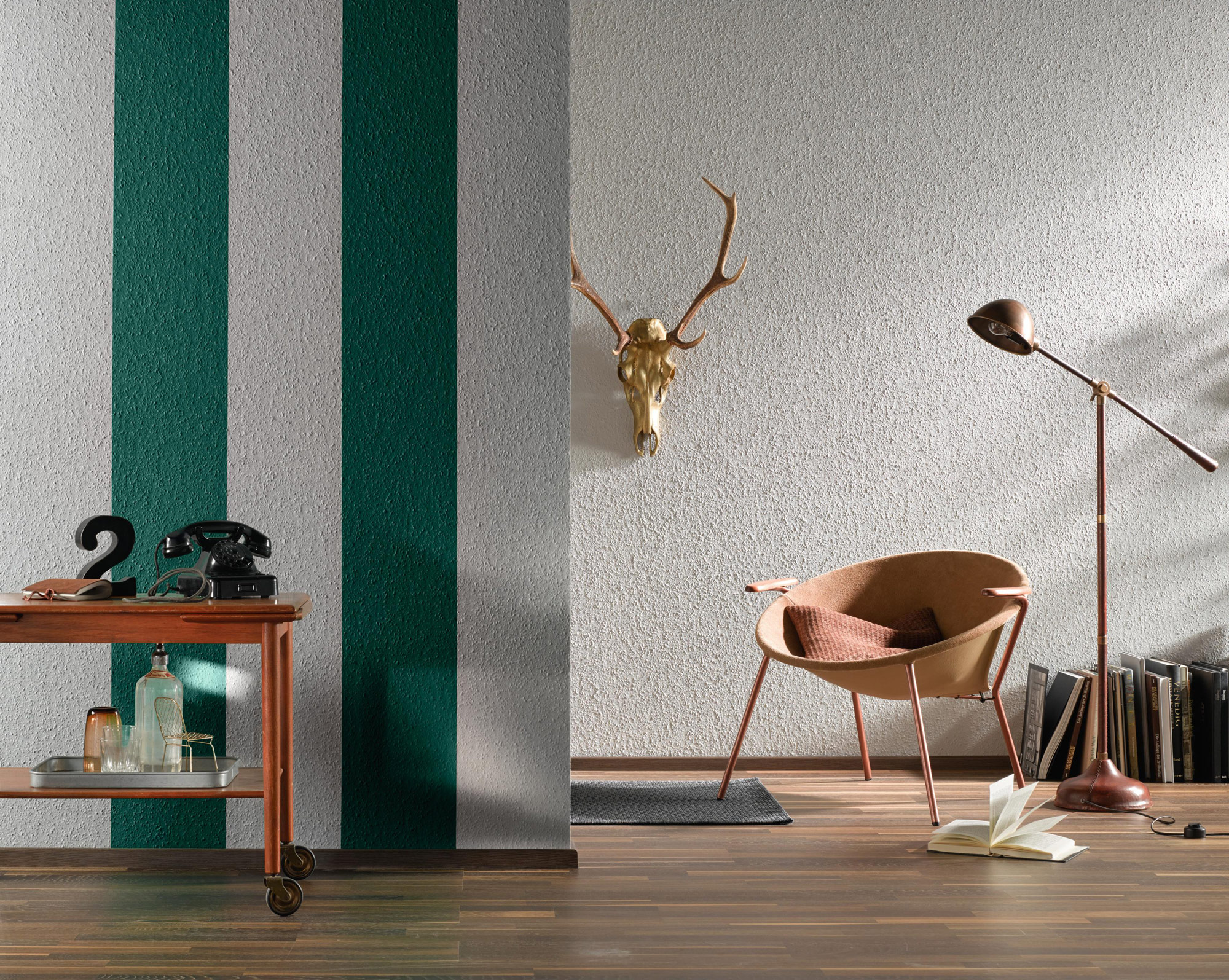 Erfurt Vlies-Rauhfaser-Tapete Rustic | Einzelrolle