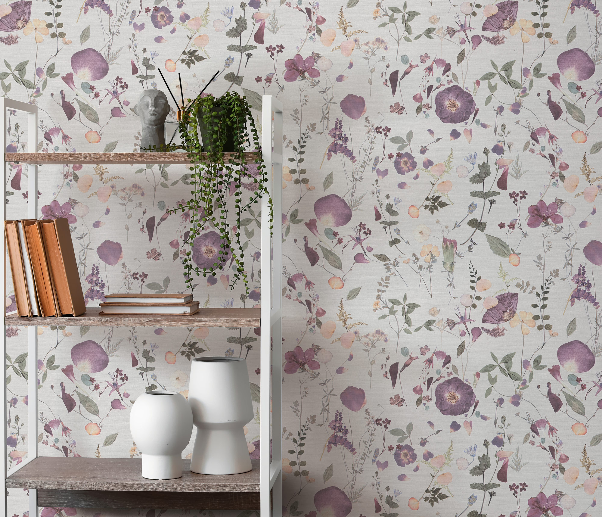 AS Vliestapete PintWalls II Blumen Tapete Violett 397462