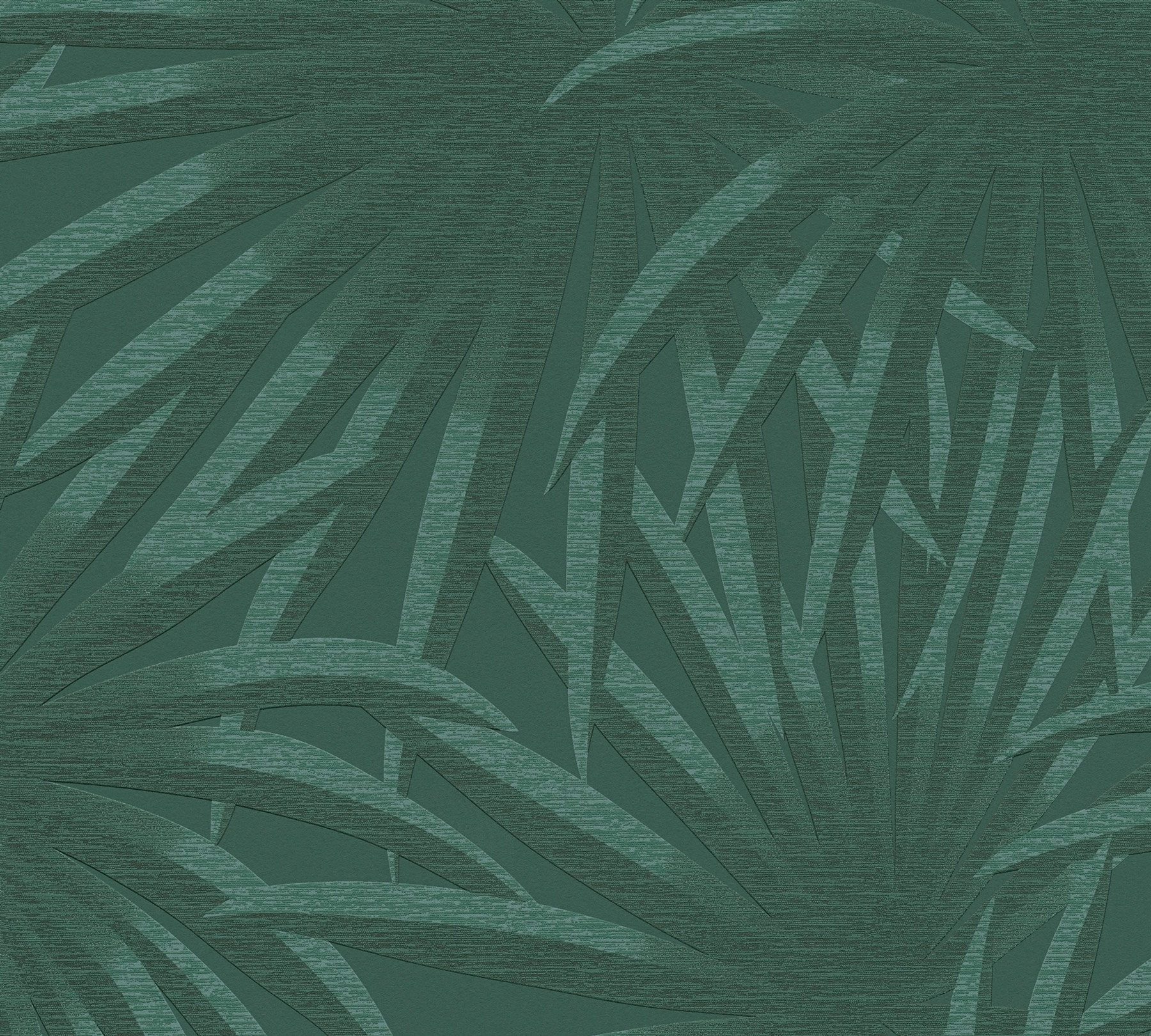 AS Vliestapete Casual Living Grün Palmenblätter 393383