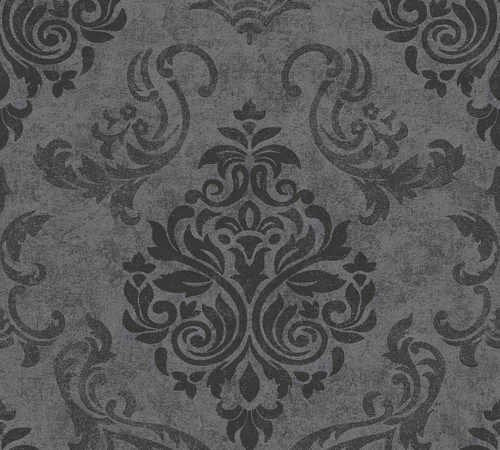 AS Vliestapete Memory 3 Barock Tapete Schwarz 953723