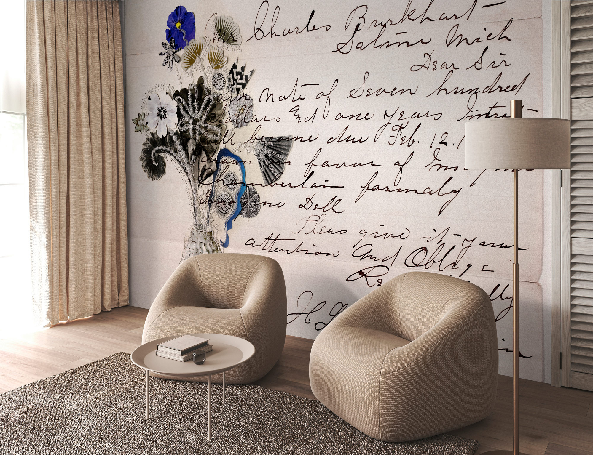 AS Fototapete Walls by Patel 5 Brief Creme DD134375