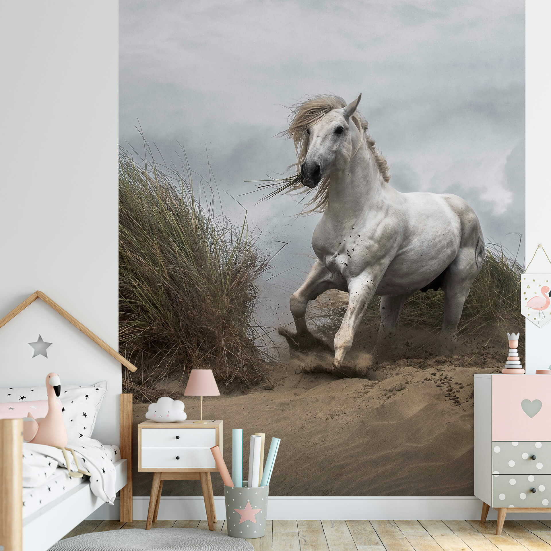 AS Fototapete Designwalls 2.0 White Wild Horse DD119076