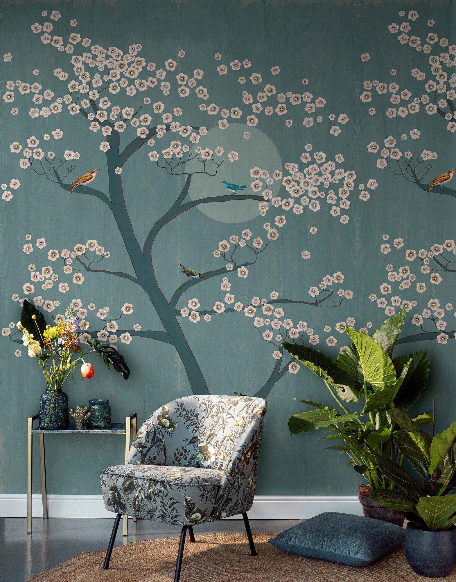 Rasch Fototapete Magic Walls Baum Blüten Japan 542134