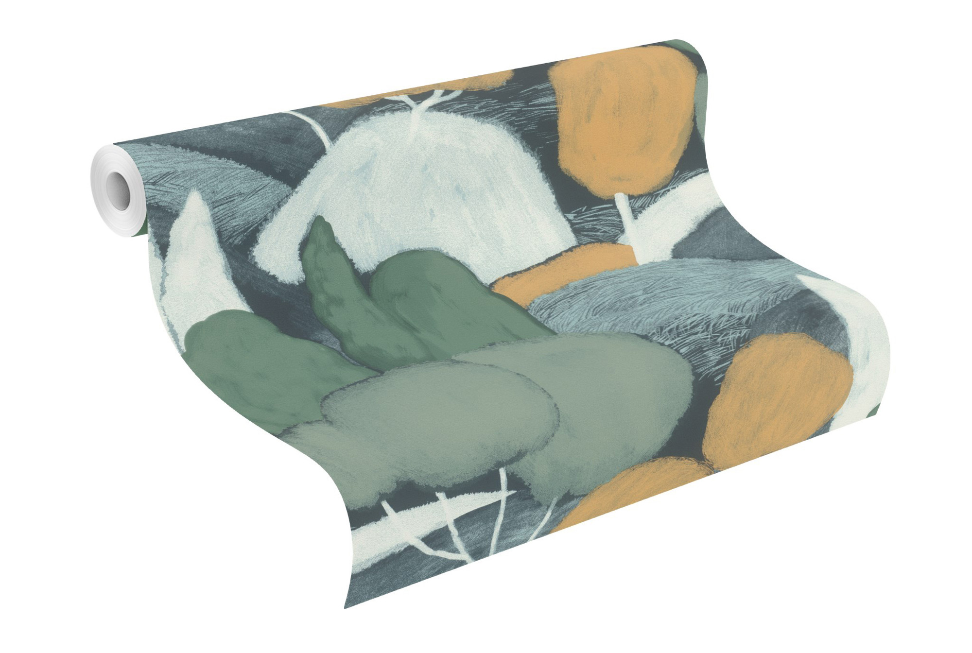 Rasch Vliestapete Allegretto Grün-Moosgrün 580105