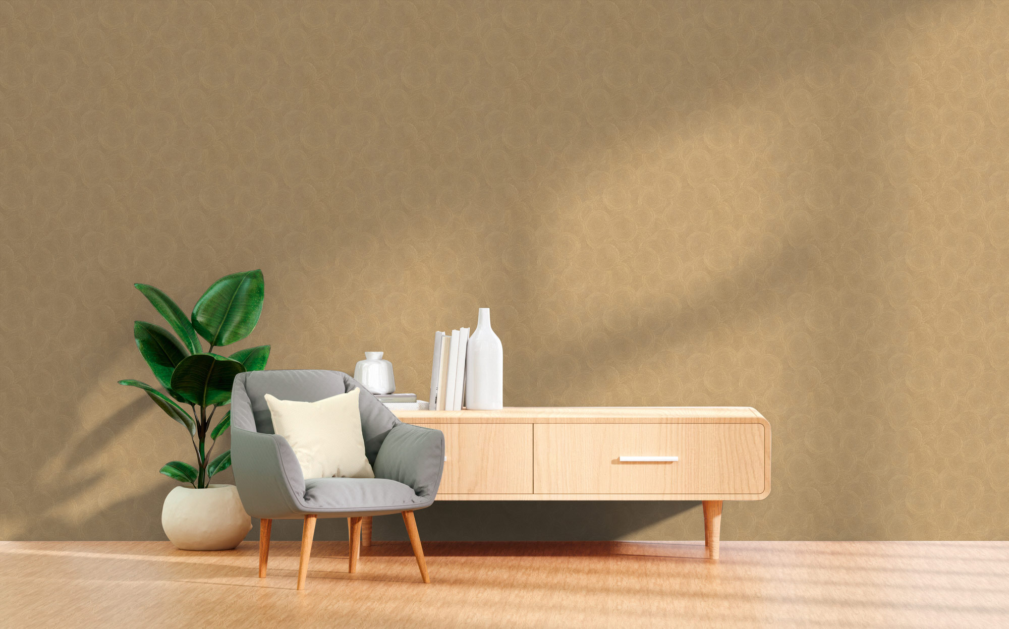 AS Vliestapete Hygge 3 Natur Braun 790933