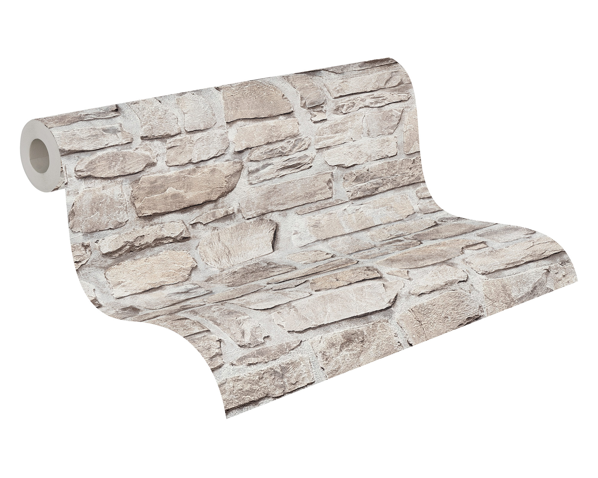 AS Vliestapete Attractive 3 Steintapete Beige 363702