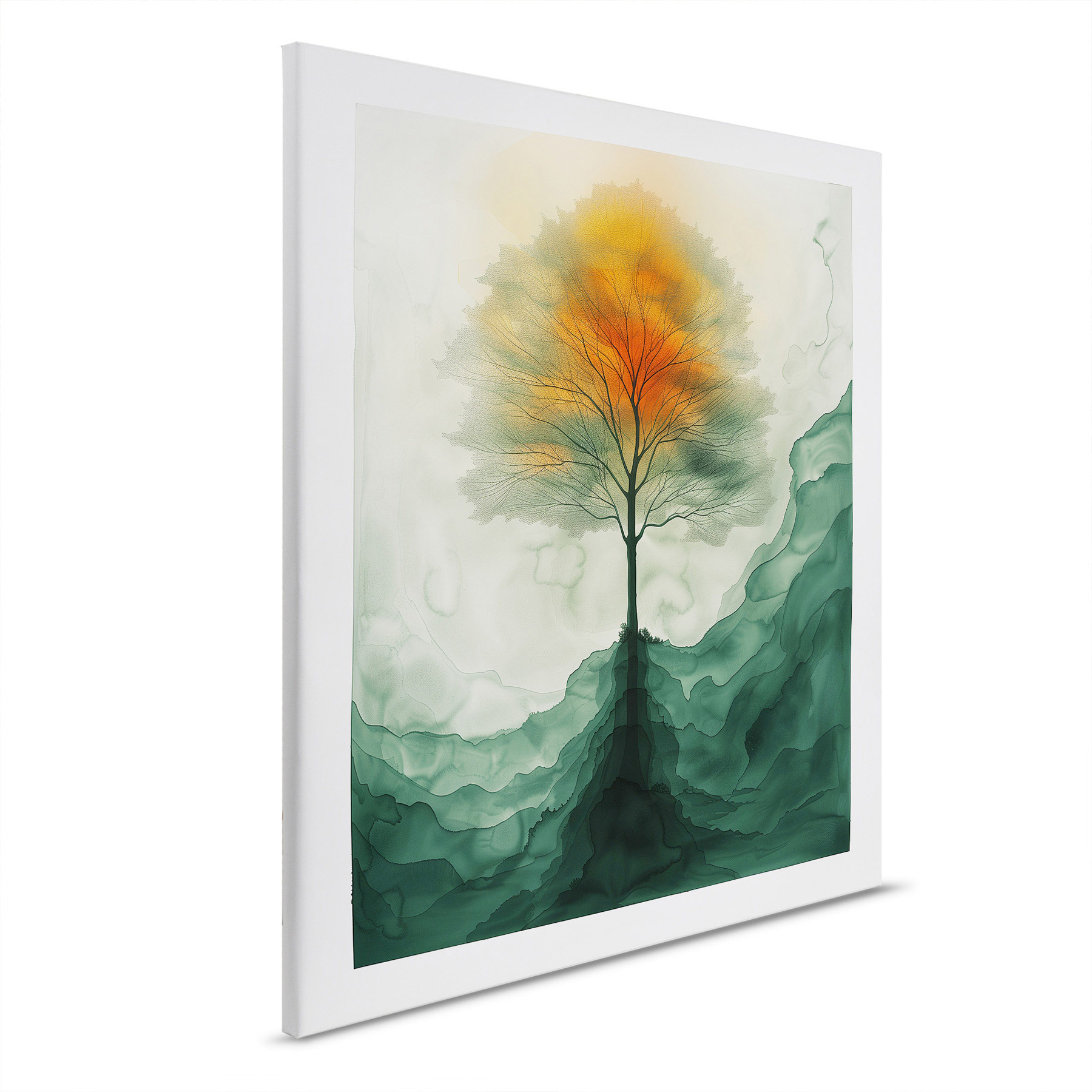 AS Leinwandbild Aquarell Tree DD133229