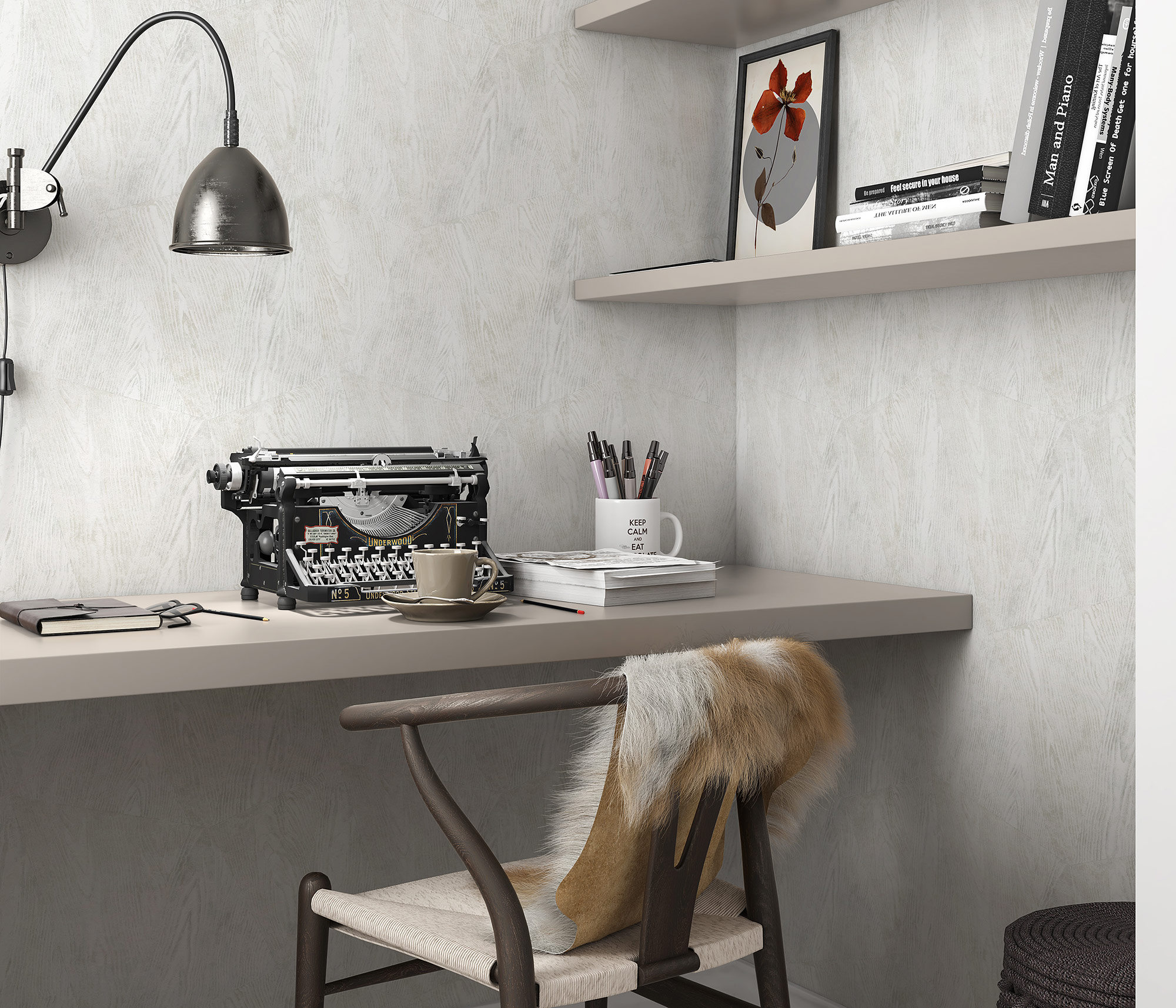 Erismann Vliestapete Opus hellgrau 1043931