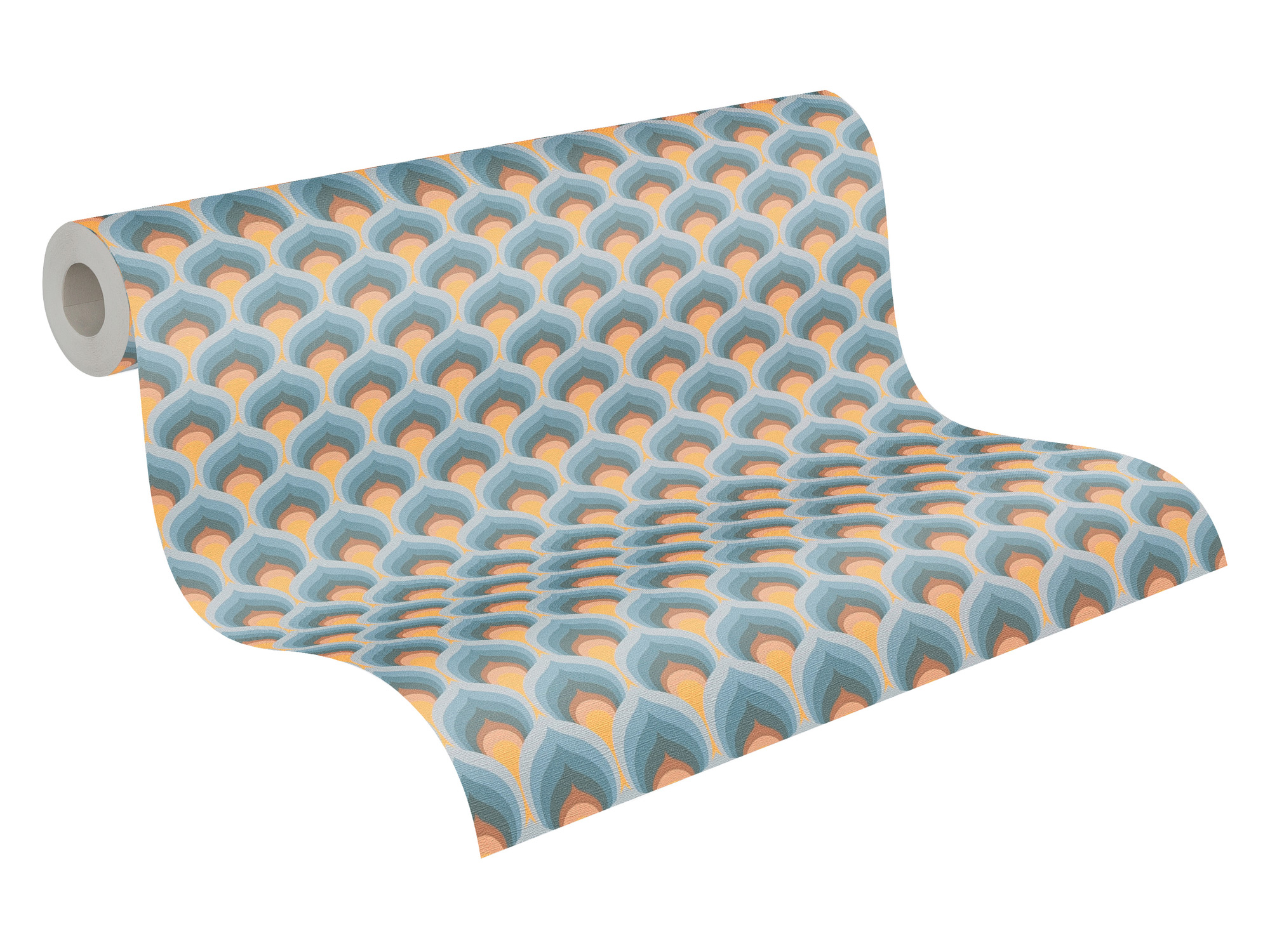 AS Creation Vliestapete Retro Chic Blau 395383