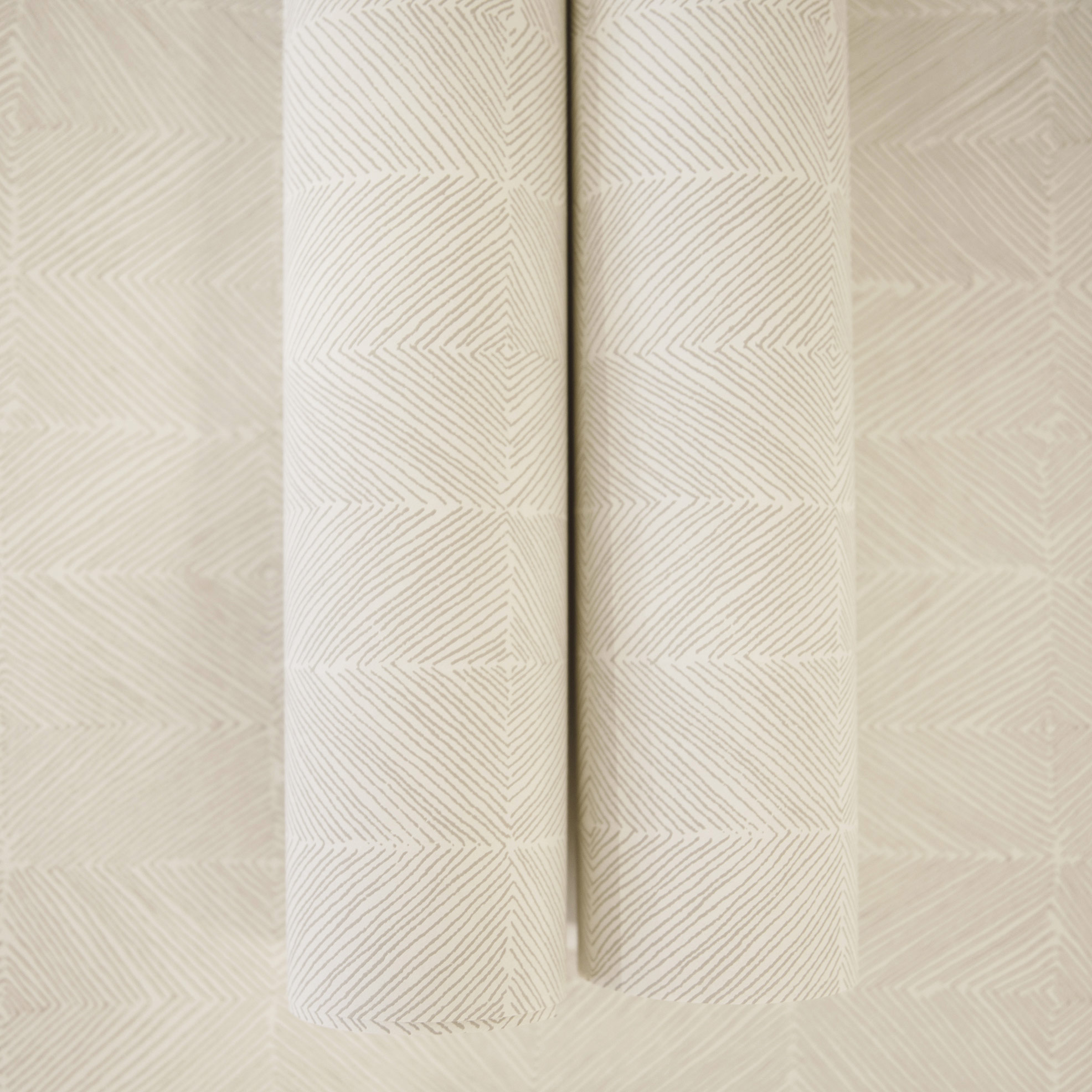 Hohenberger Vliestapete Chalk Rhompus Vanilla 65505