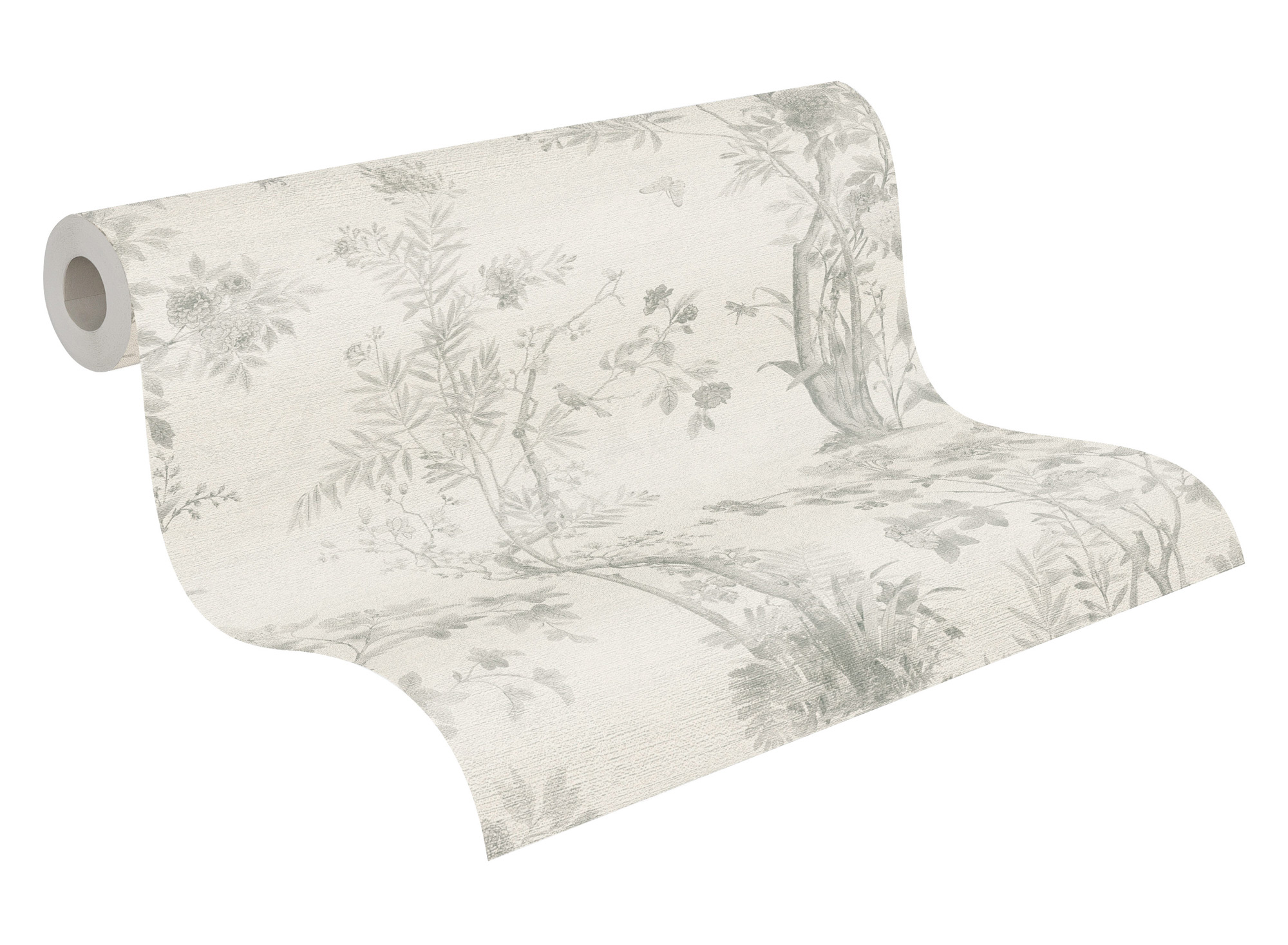 AS Vliestapete History of Art 2 Floral Grau 790437