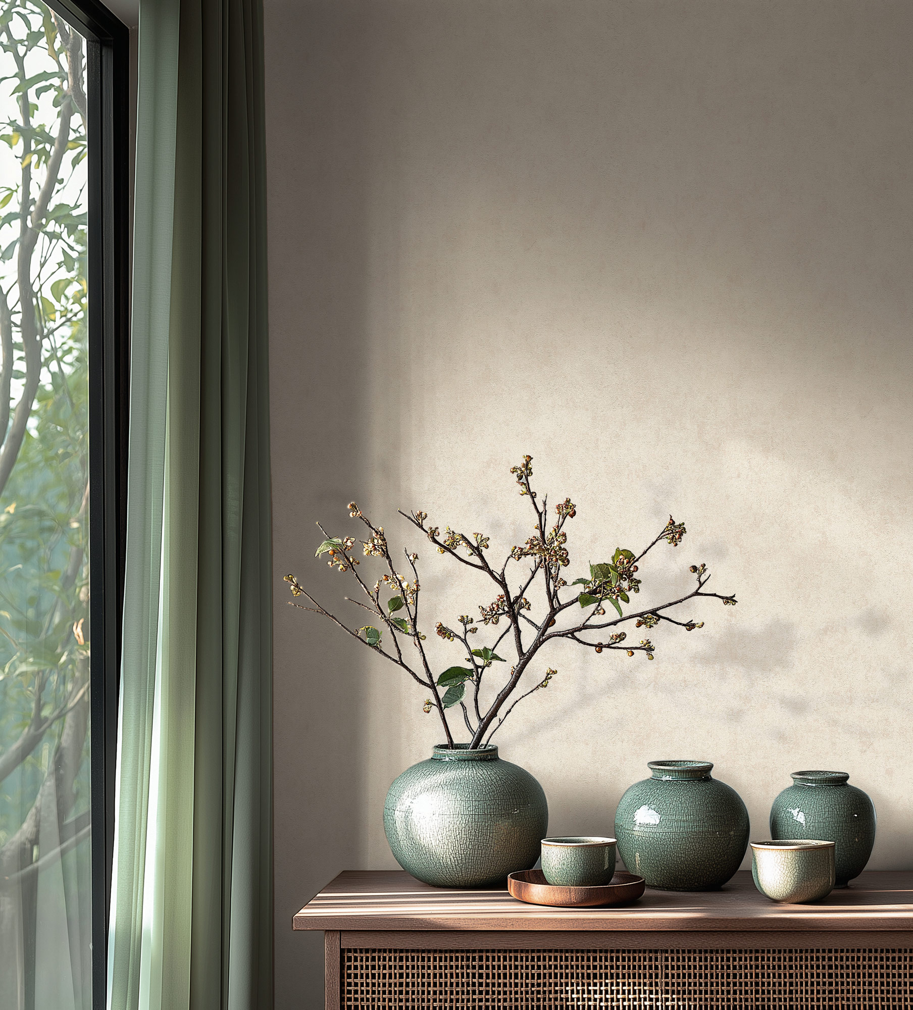 AS Vliestapete MS Hot Spots Unis Creme 369246