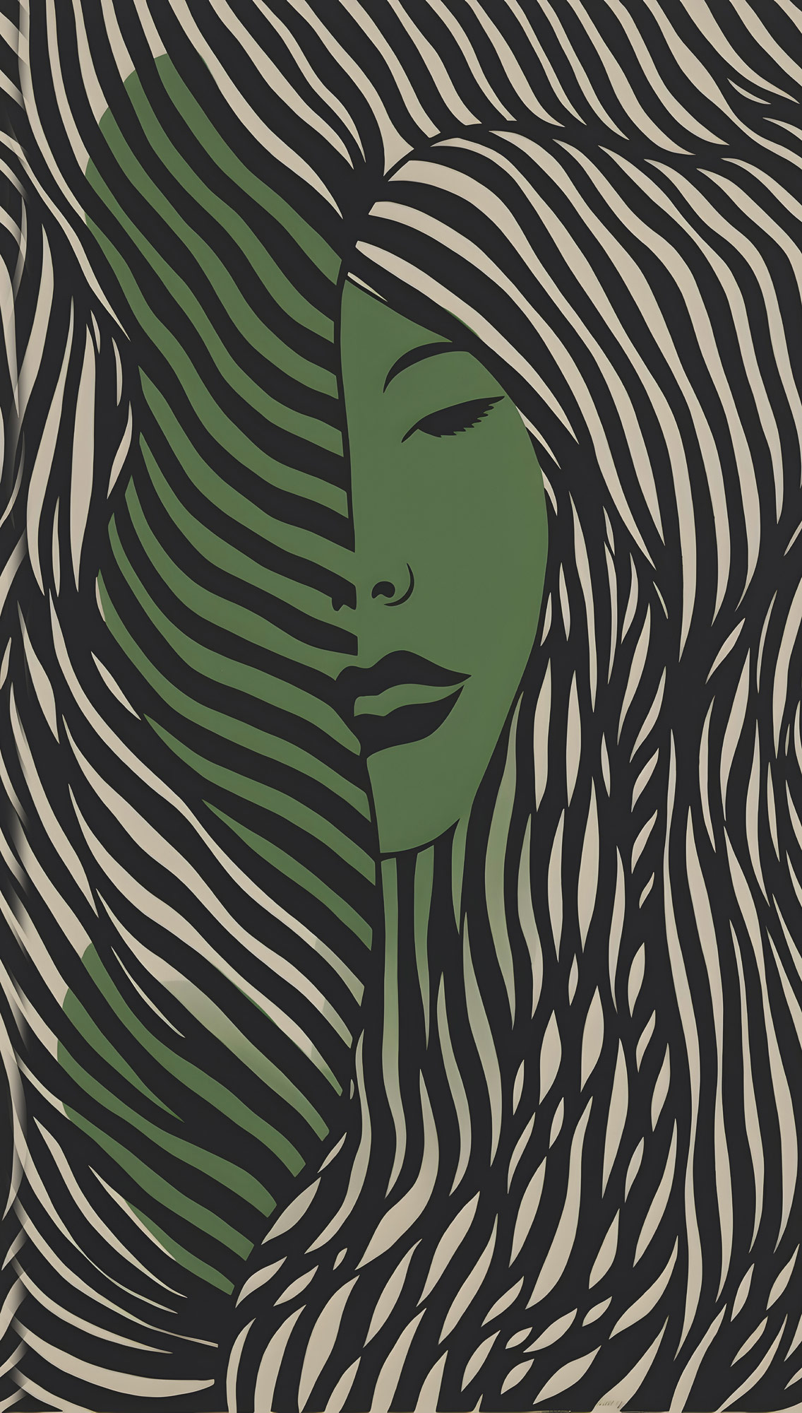 AS Fototapete MS Hot Spots Wellen-Optik Creme 790164