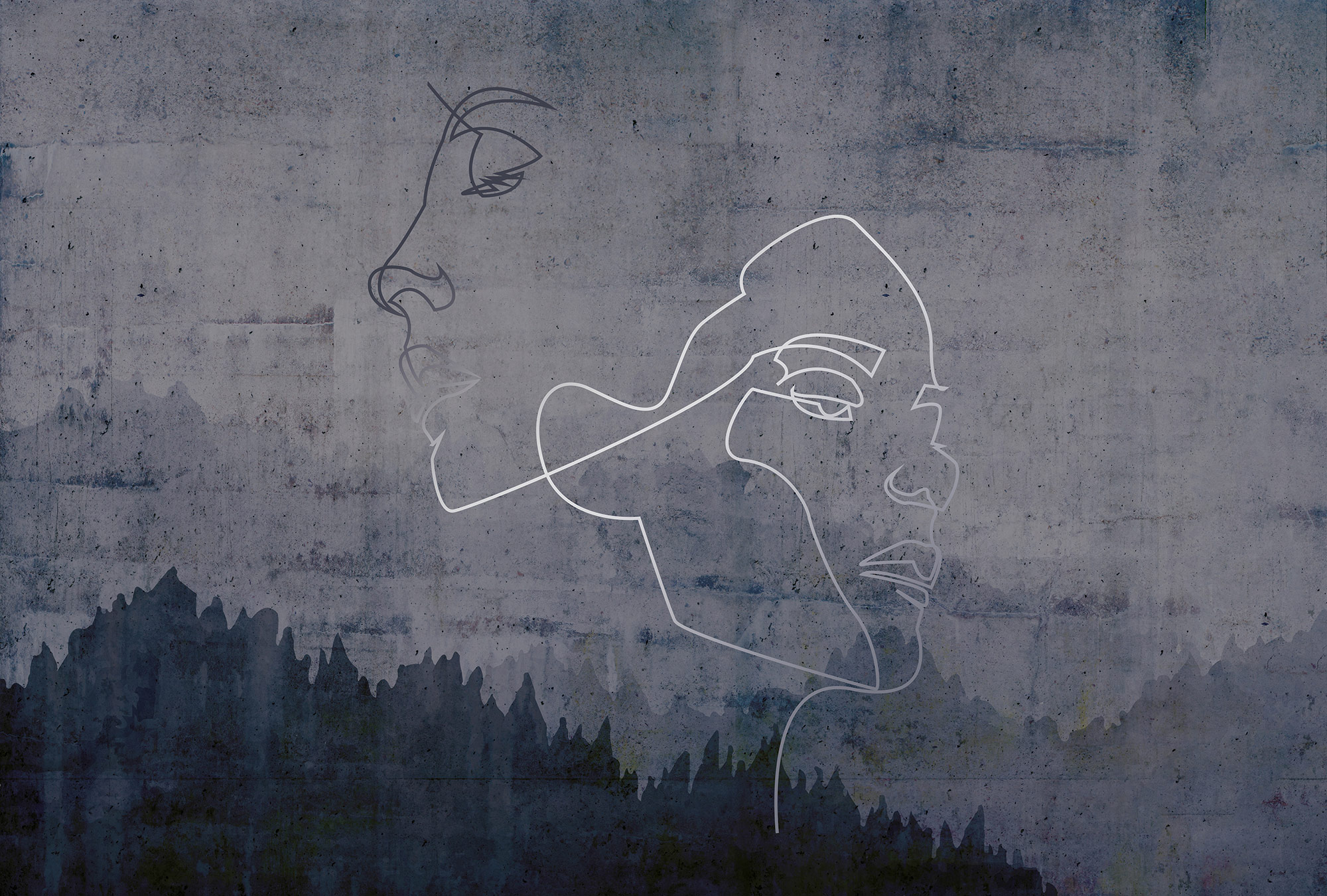 AS Fototapete Atelier 47 SilverOutline DD118065