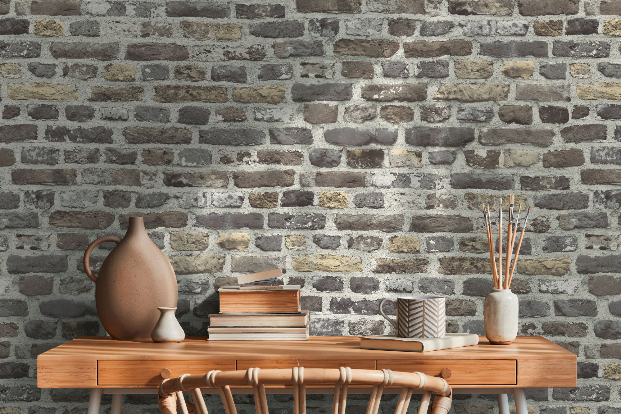AS Vliestapete Bricks & Stones Backstein Tapete 388292
