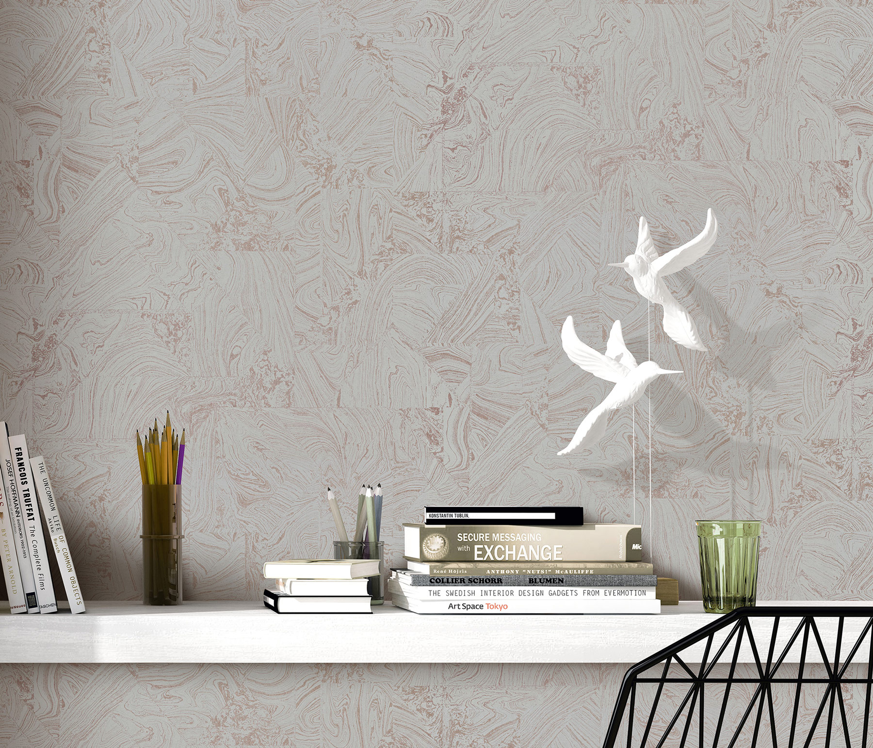 Erismann Vliestapete Melissa 4Earth bronze 1035848