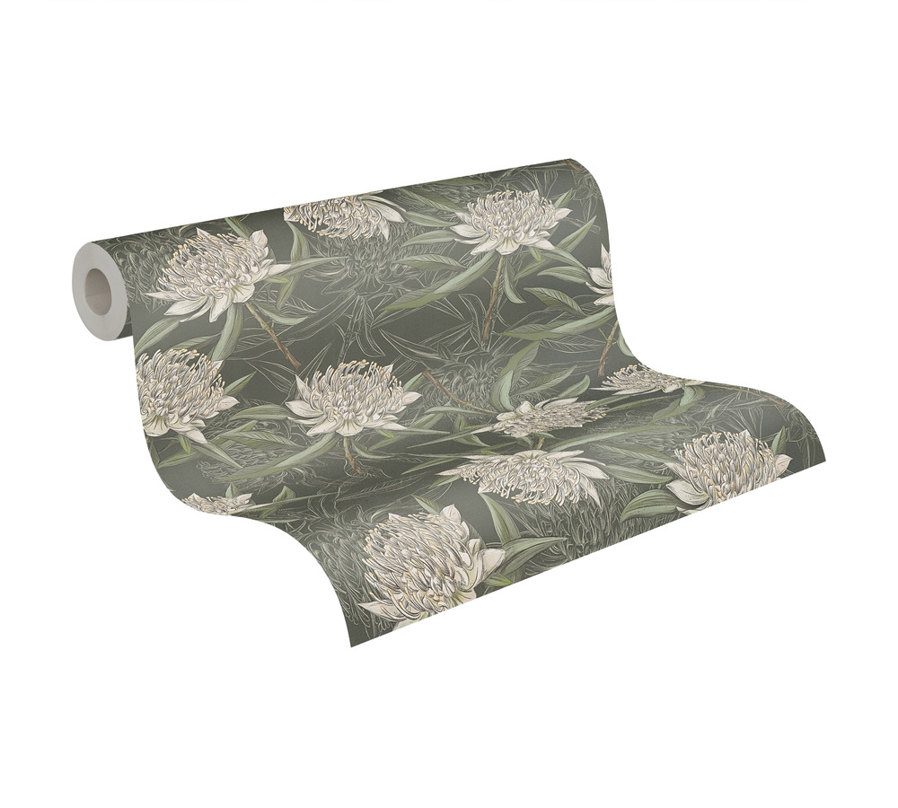 Livingwalls Vliestapete Drawn Into Nature Floral 394321