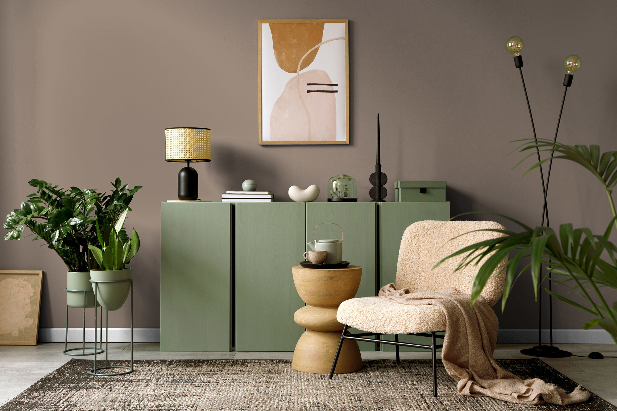 AS Premium Innenwandfarbe Puro c7002 calm taupe 1 L