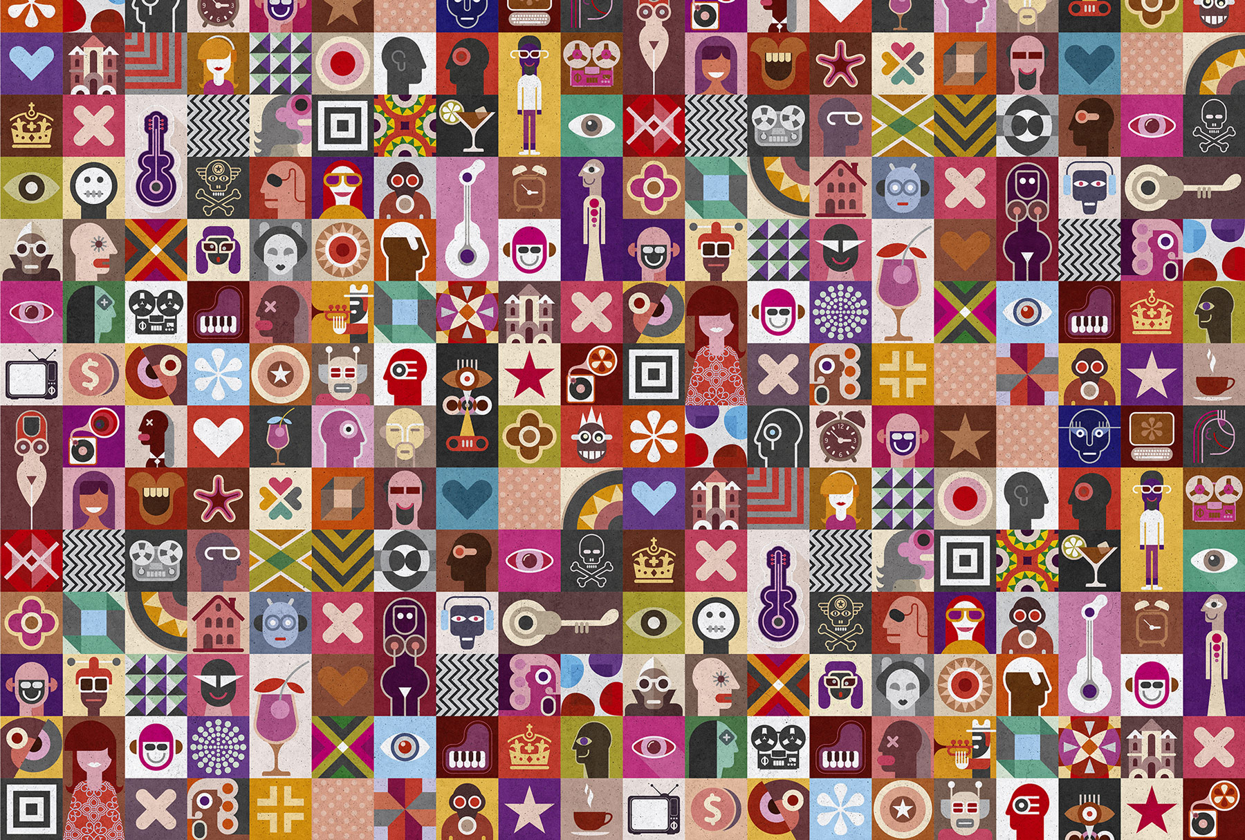 AS Fototapete Walls by Patel 2 Abstrakt Kachel DD113847