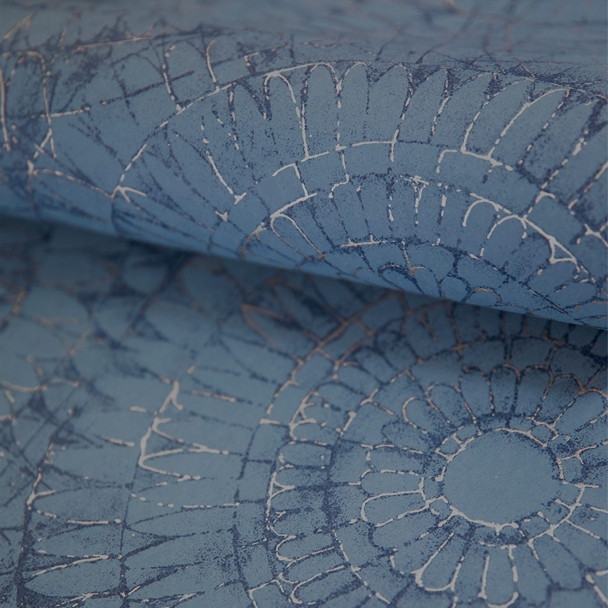 Hohenberger Vliestapete Chalk Notre Dame Aqua 65566