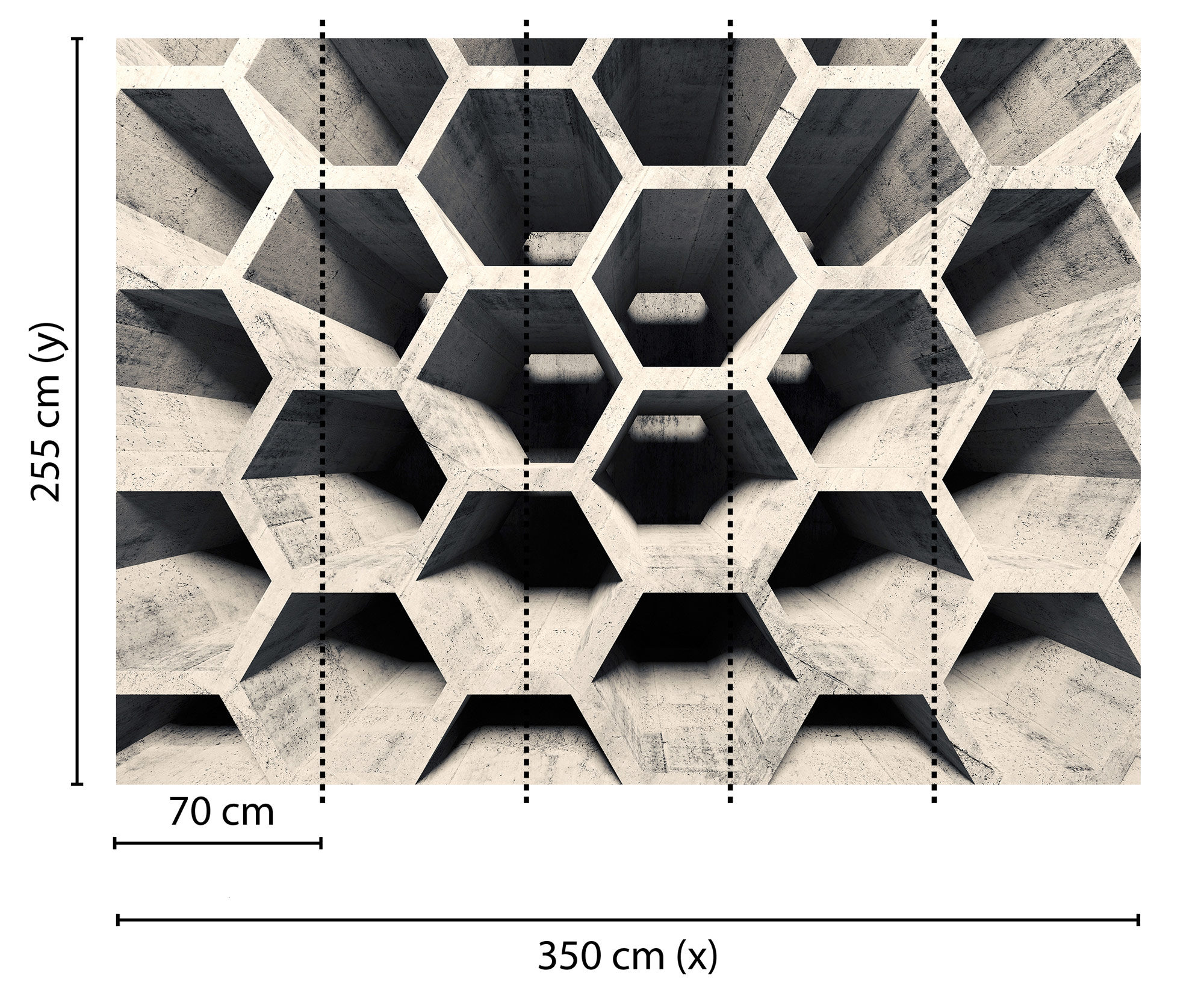AS Fototapete Designwalls HoneycombStructure DD118740