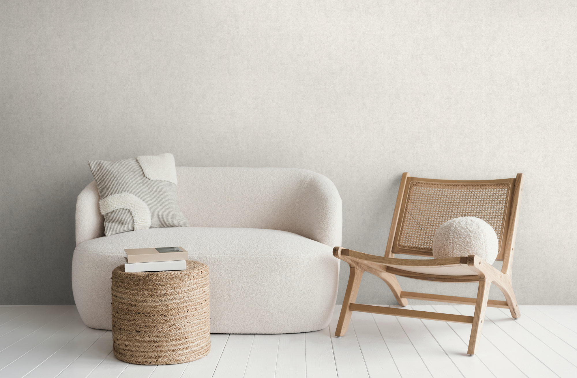 AS Vliestapete History of Art 2 Struktur Grau 790515